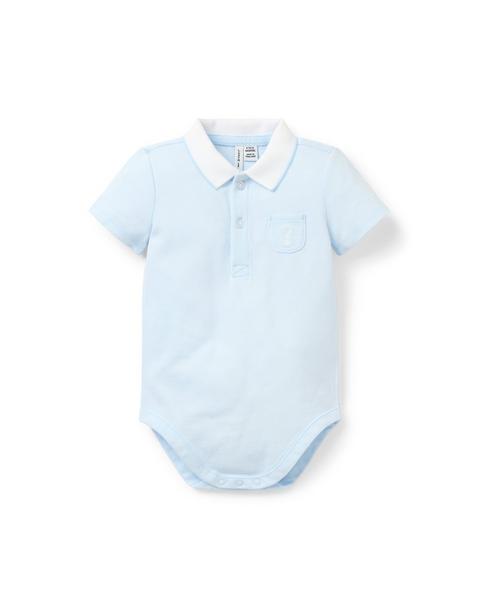 Baby Bunny Pique Polo Bodysuit