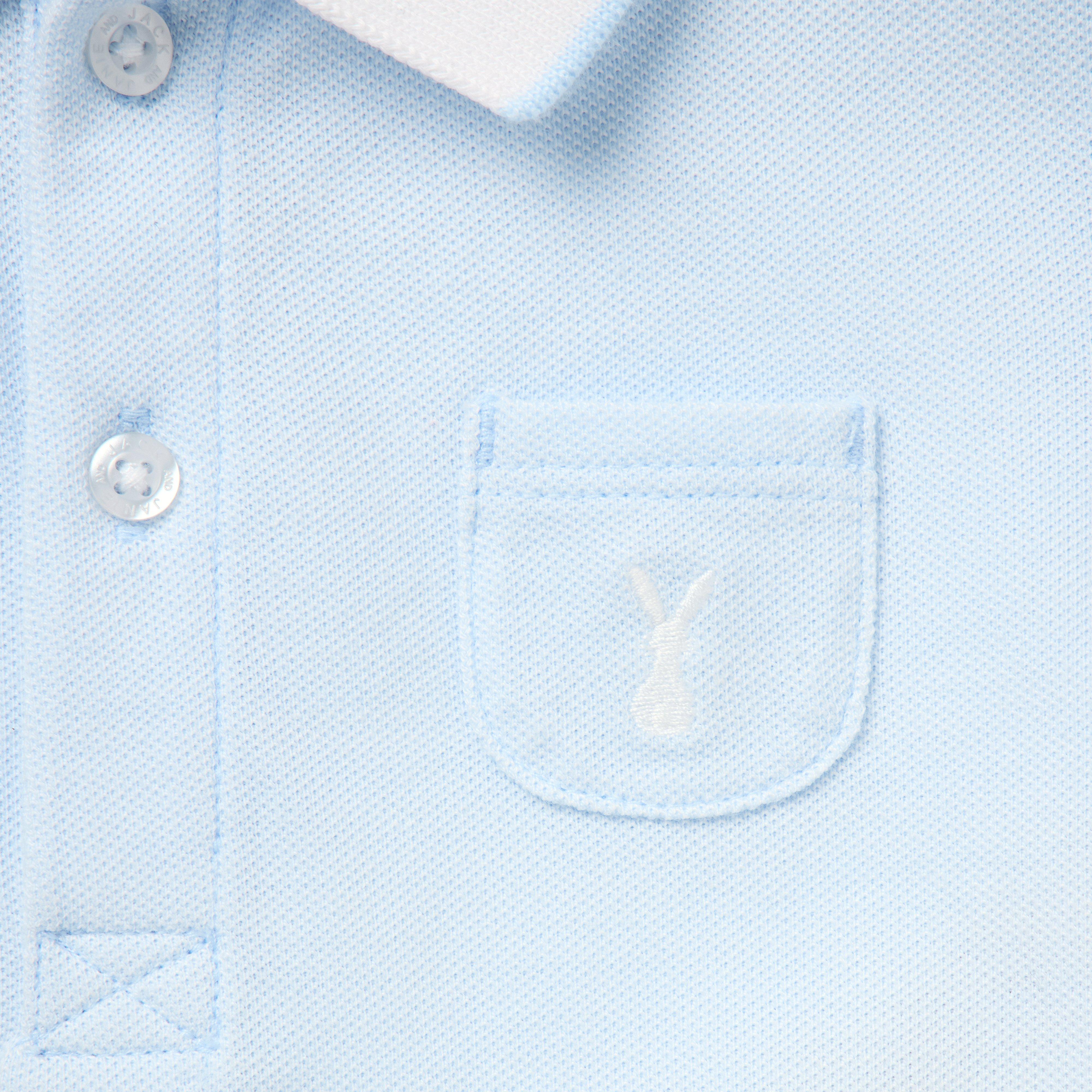 Baby Bunny Pique Polo Bodysuit image number 1