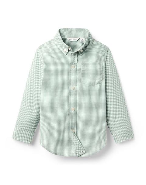 Gingham Poplin Shirt