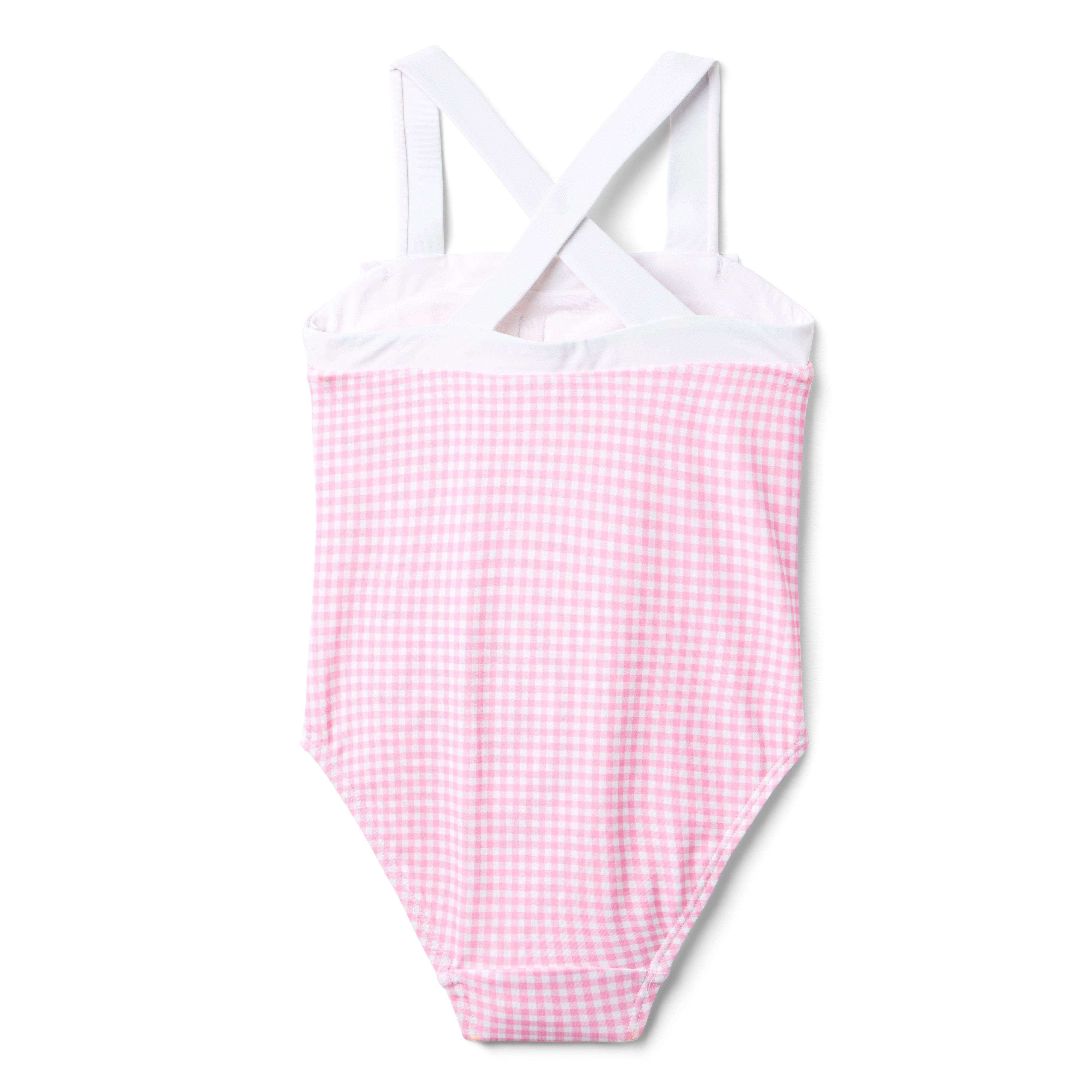 Recycled Gingham Bow Swimsuit  image number 2