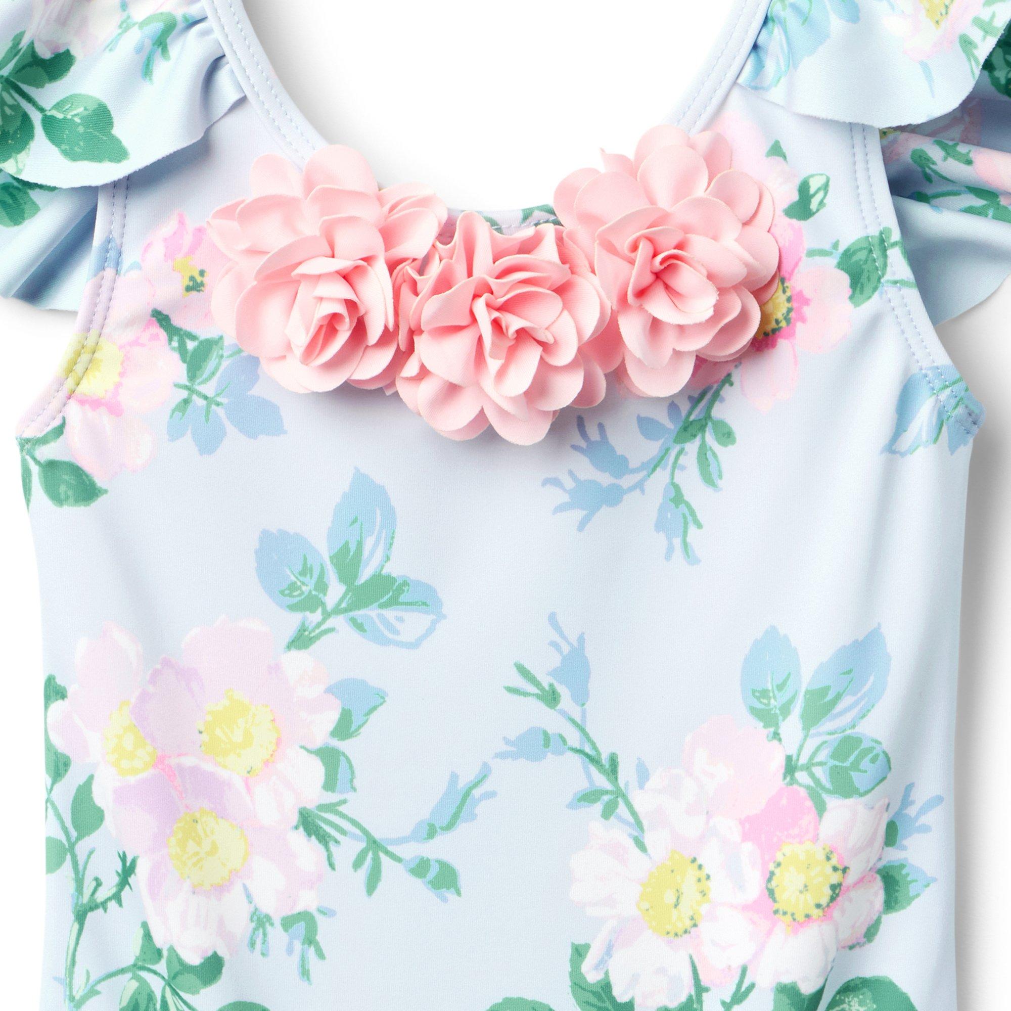 Recycled Floral Rosette Swimsuit image number 1
