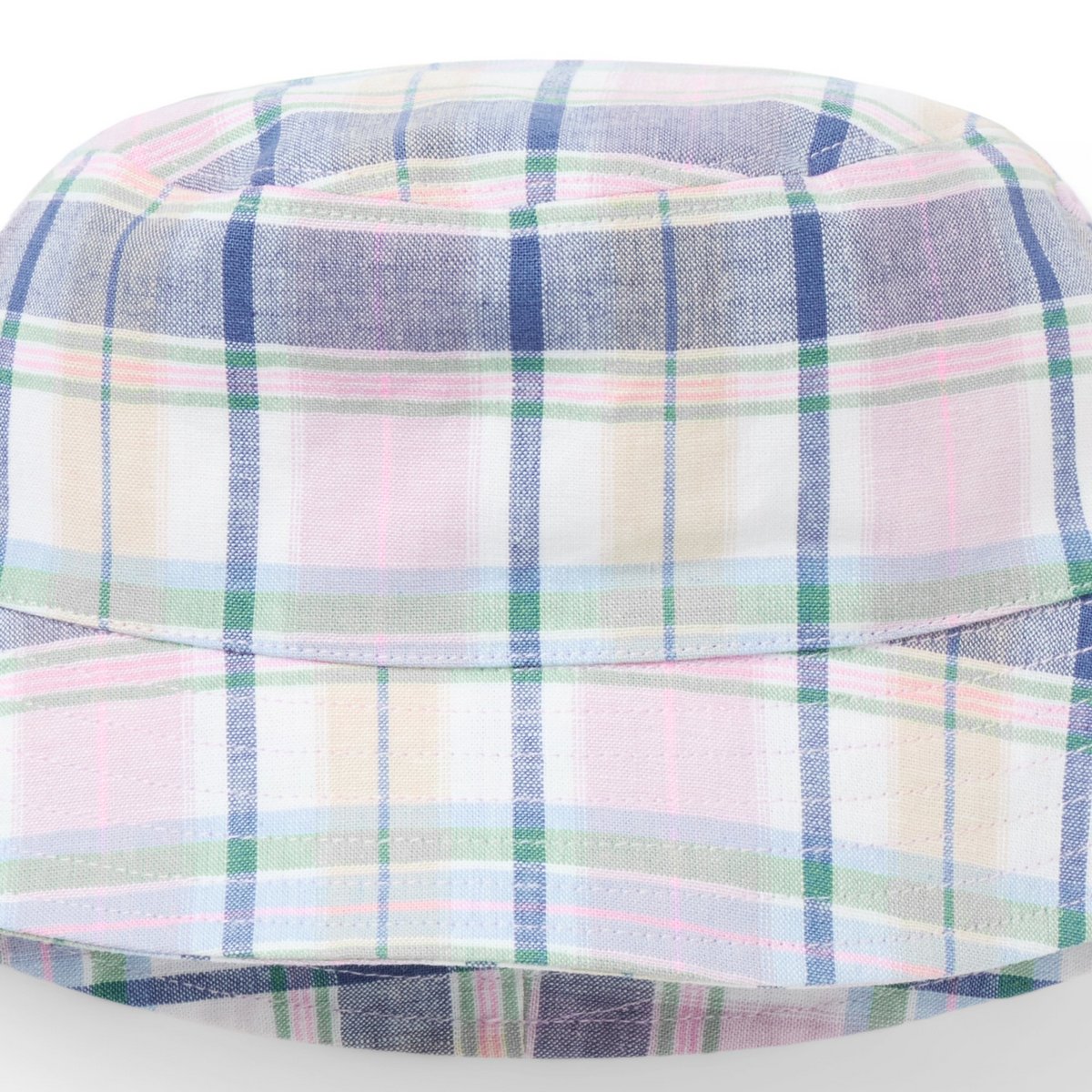 Панама Janie and Jack Plaid Bucket Hat для мальчиков, цвет: Белый клетчатый — фото 3