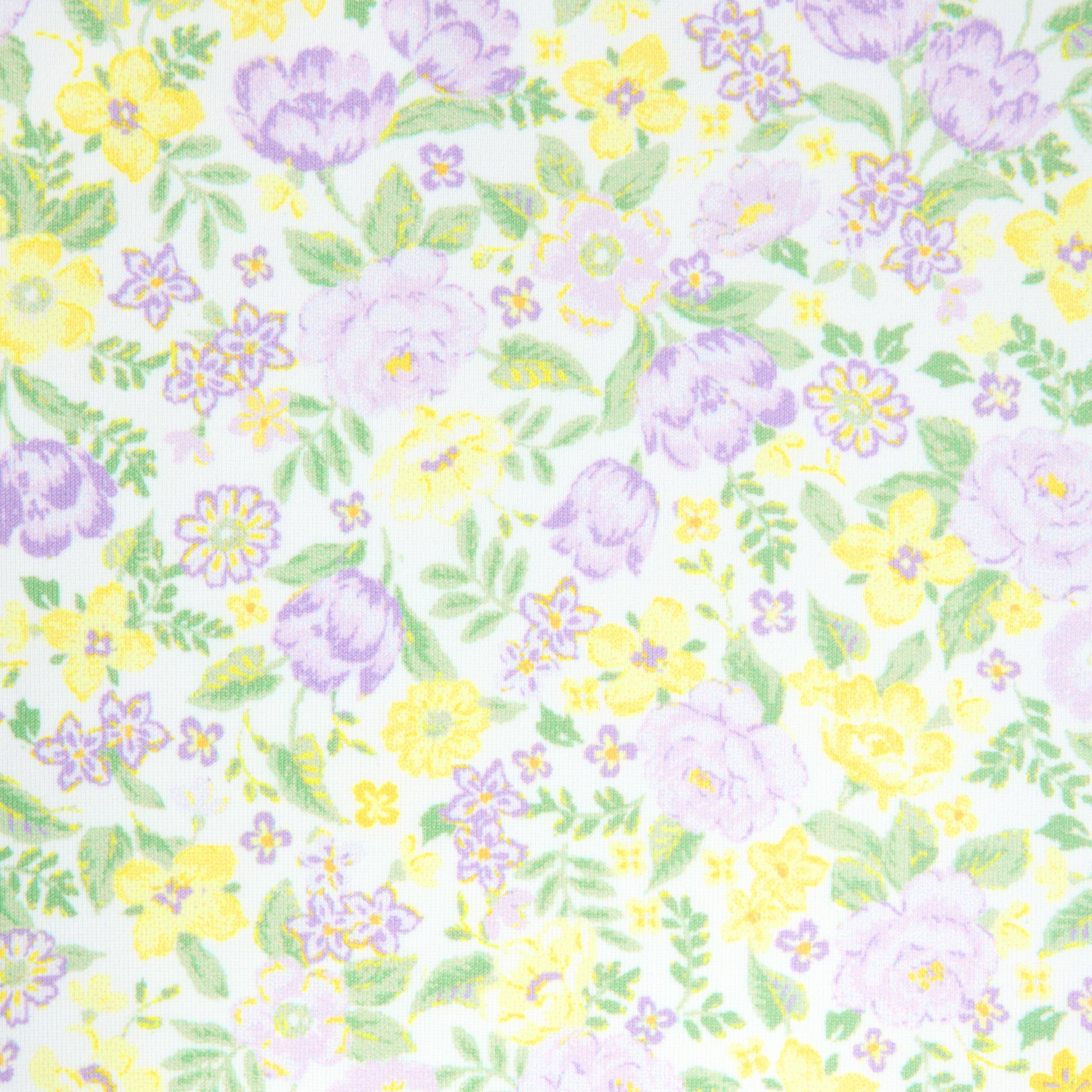 Recycled Floral Ruffle Rash Guard Swimsuit image number 1