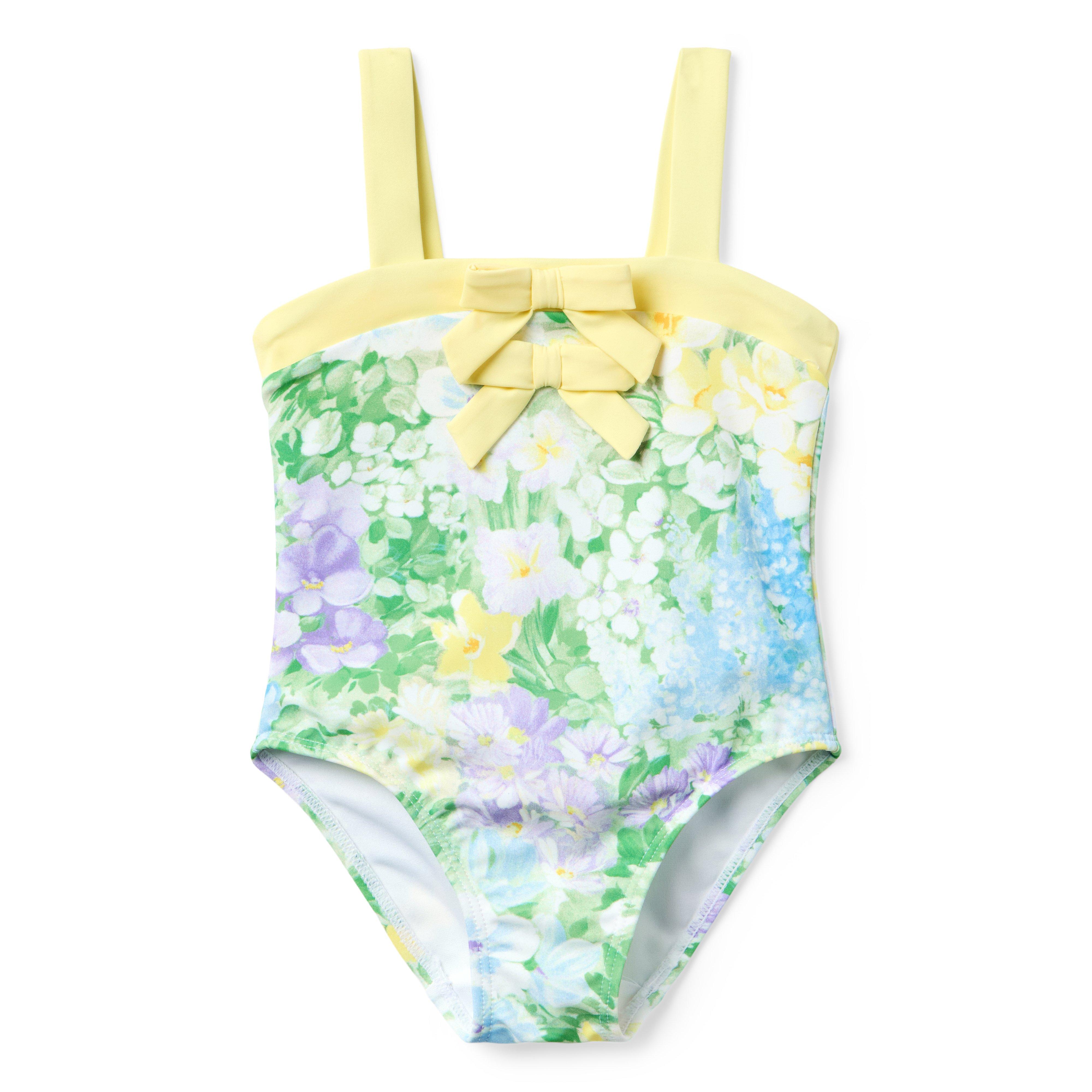 Recycled Floral Bow Swimsuit