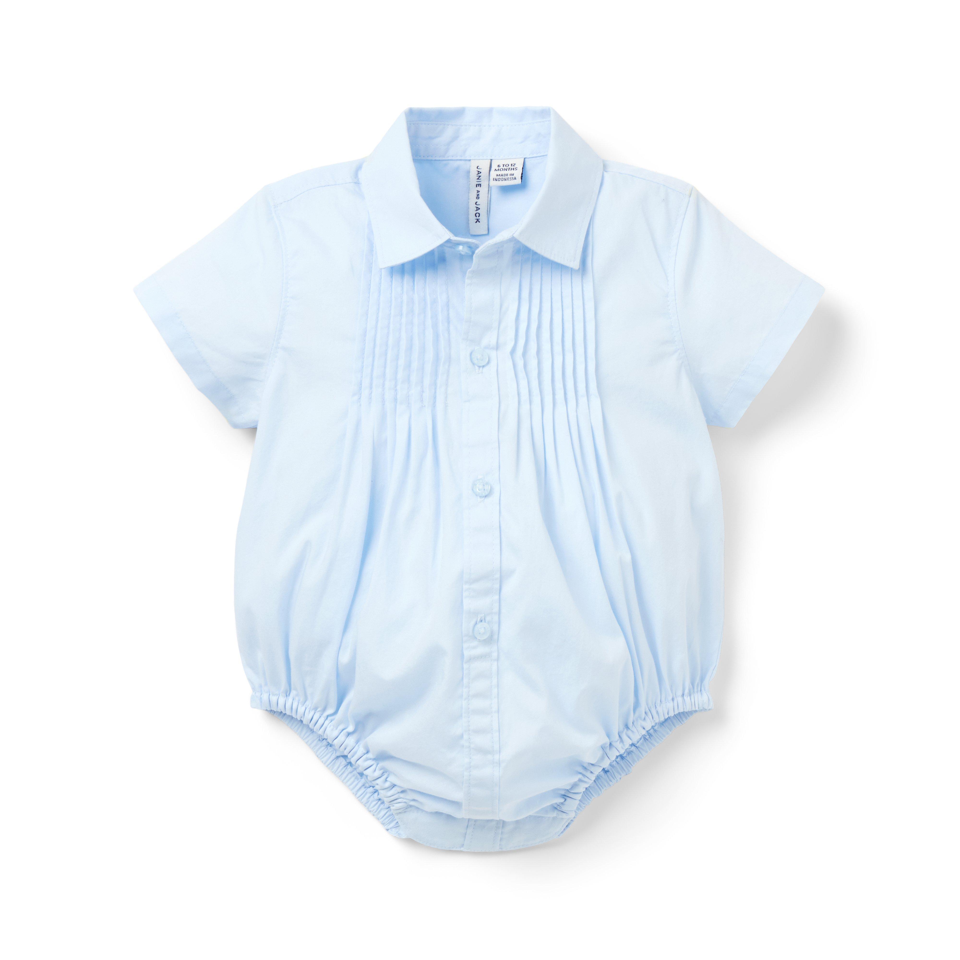Baby Pintuck Poplin Bodysuit 