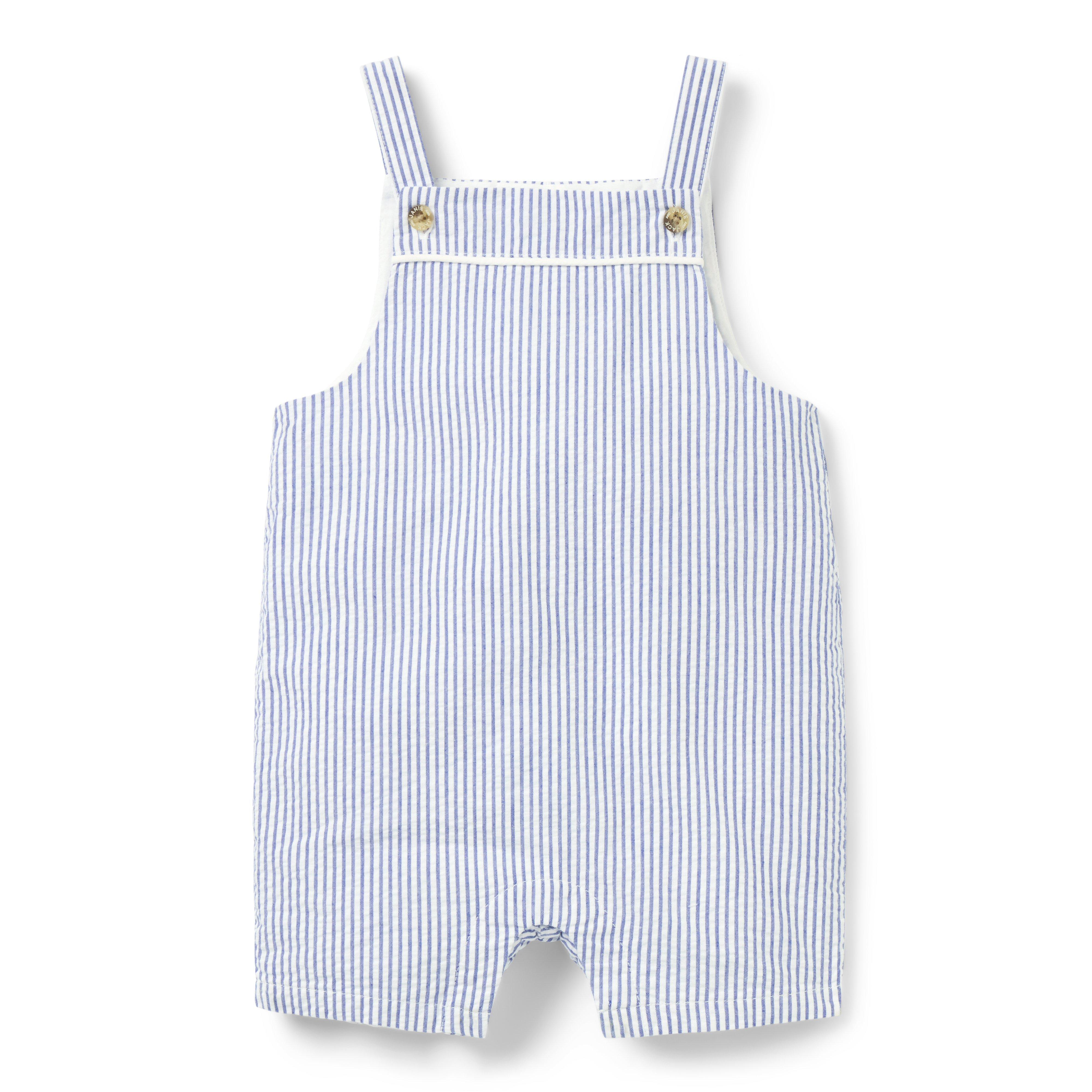 Baby Striped Seersucker Overall