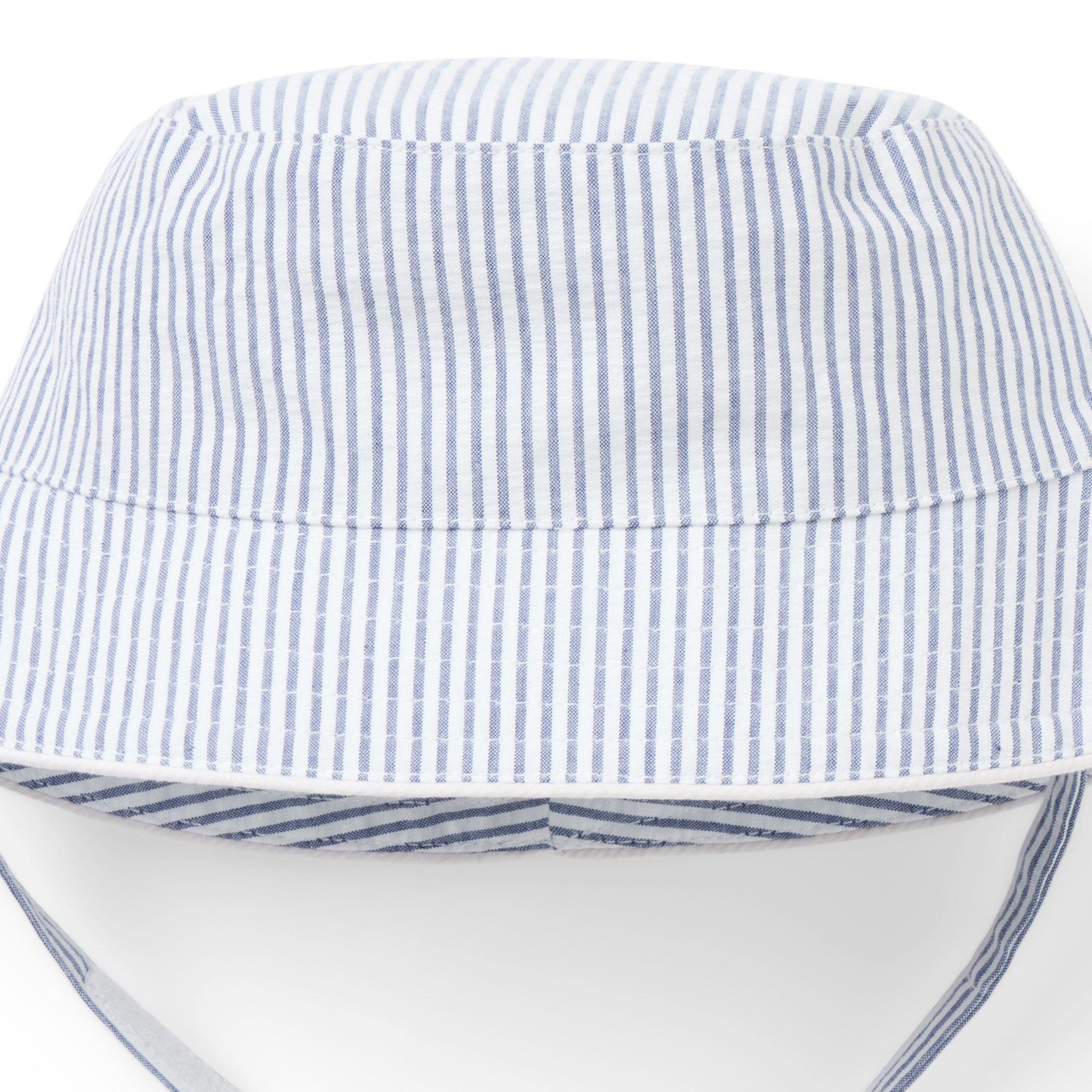 Baby Striped Seersucker Bucket Hat image number 1