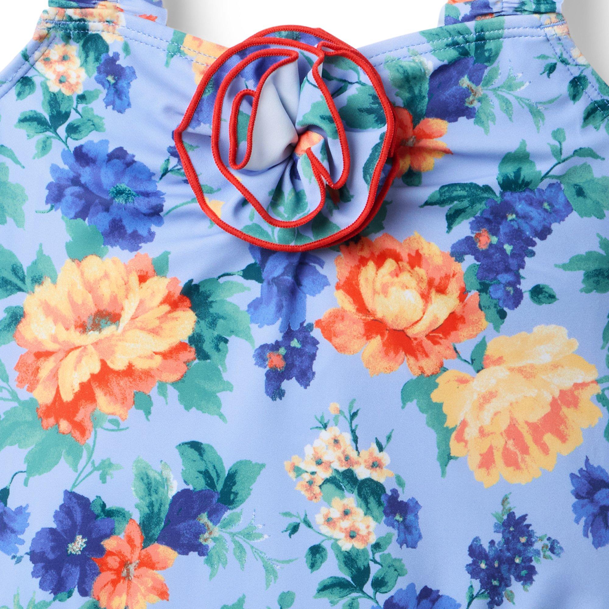 Recycled Floral Rosette Swimsuit image number 1