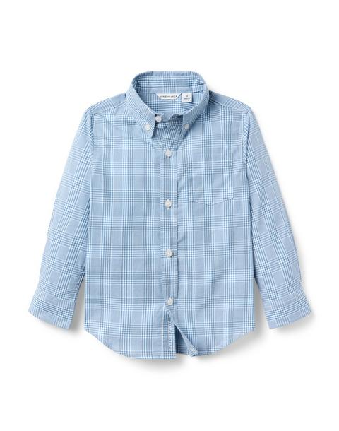 Plaid Poplin Shirt