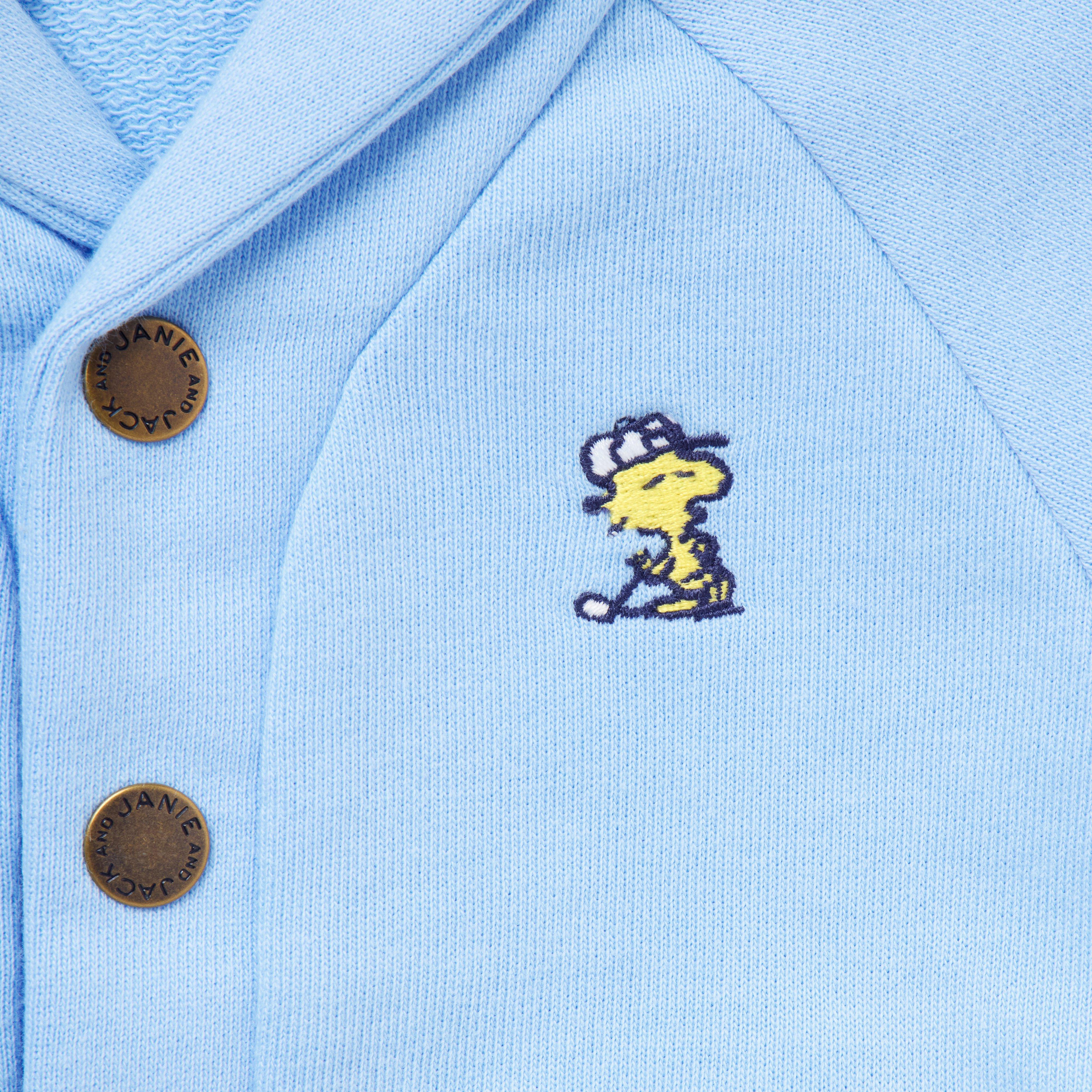 Peanuts Woodstock Golf Baby Cardigan image number 1