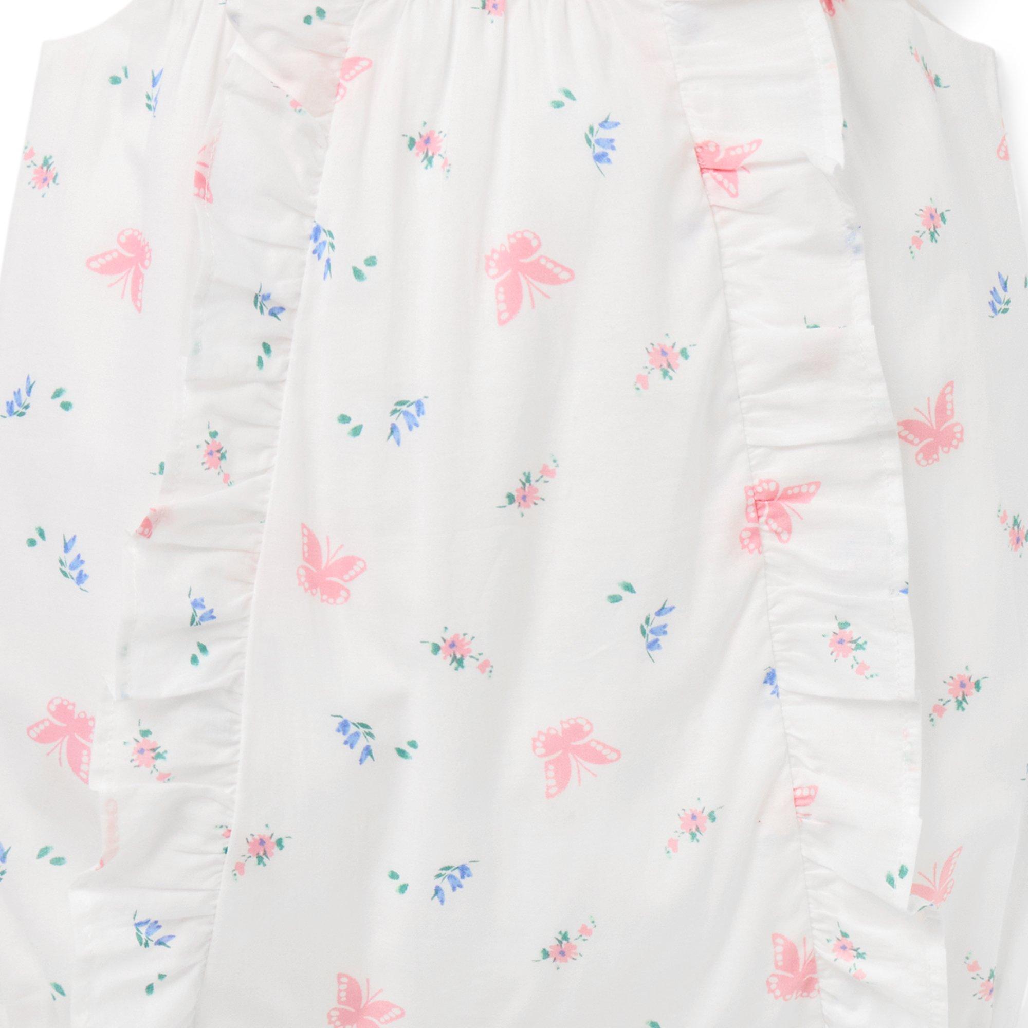 Baby Butterfly Ruffle Romper image number 1