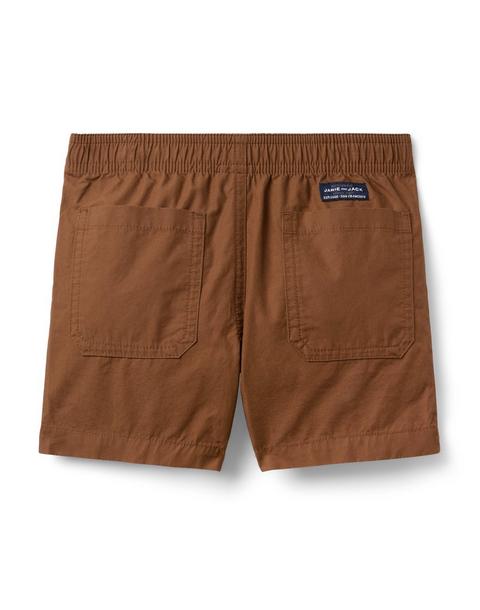 Poplin Pull-On Short
