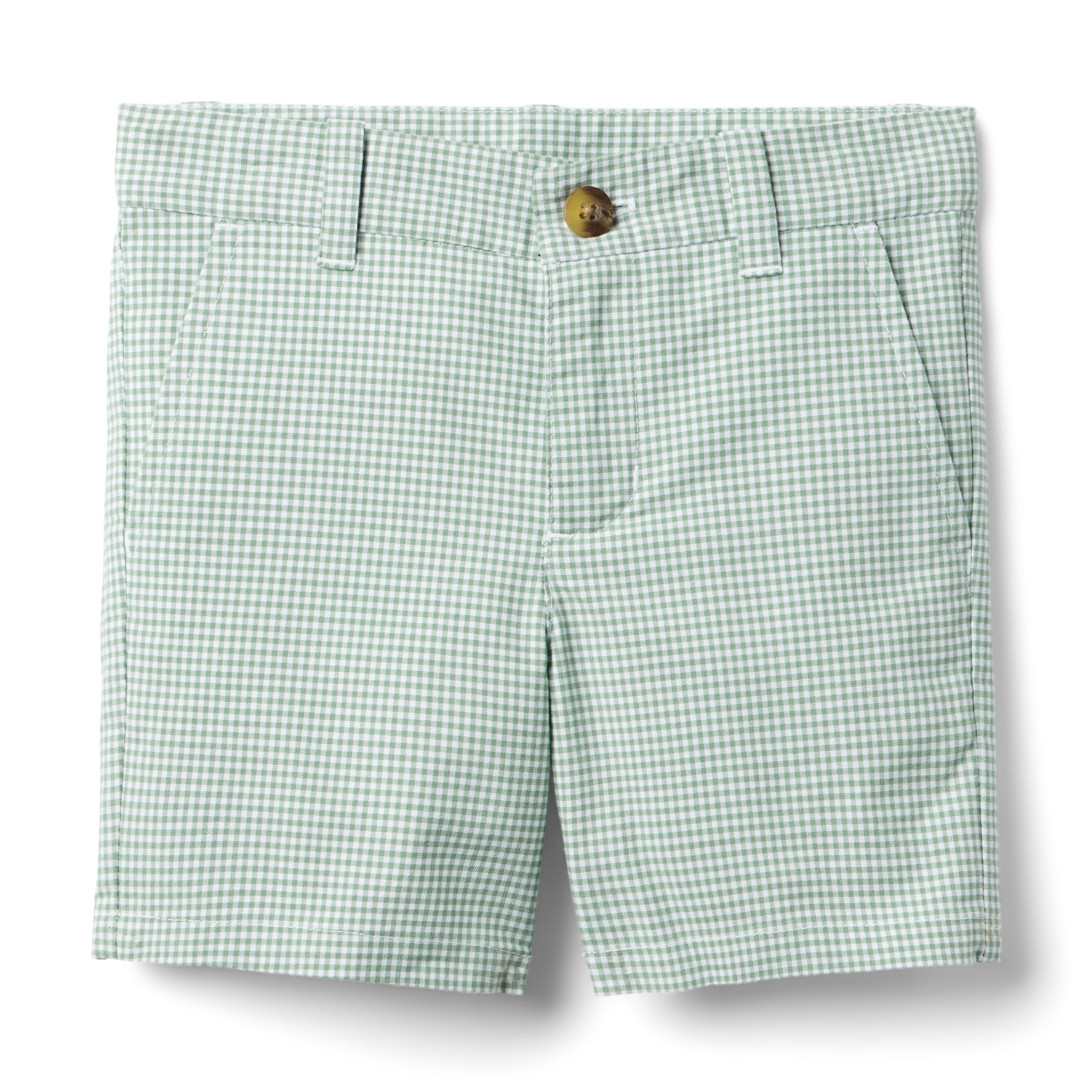 Gingham Poplin Short