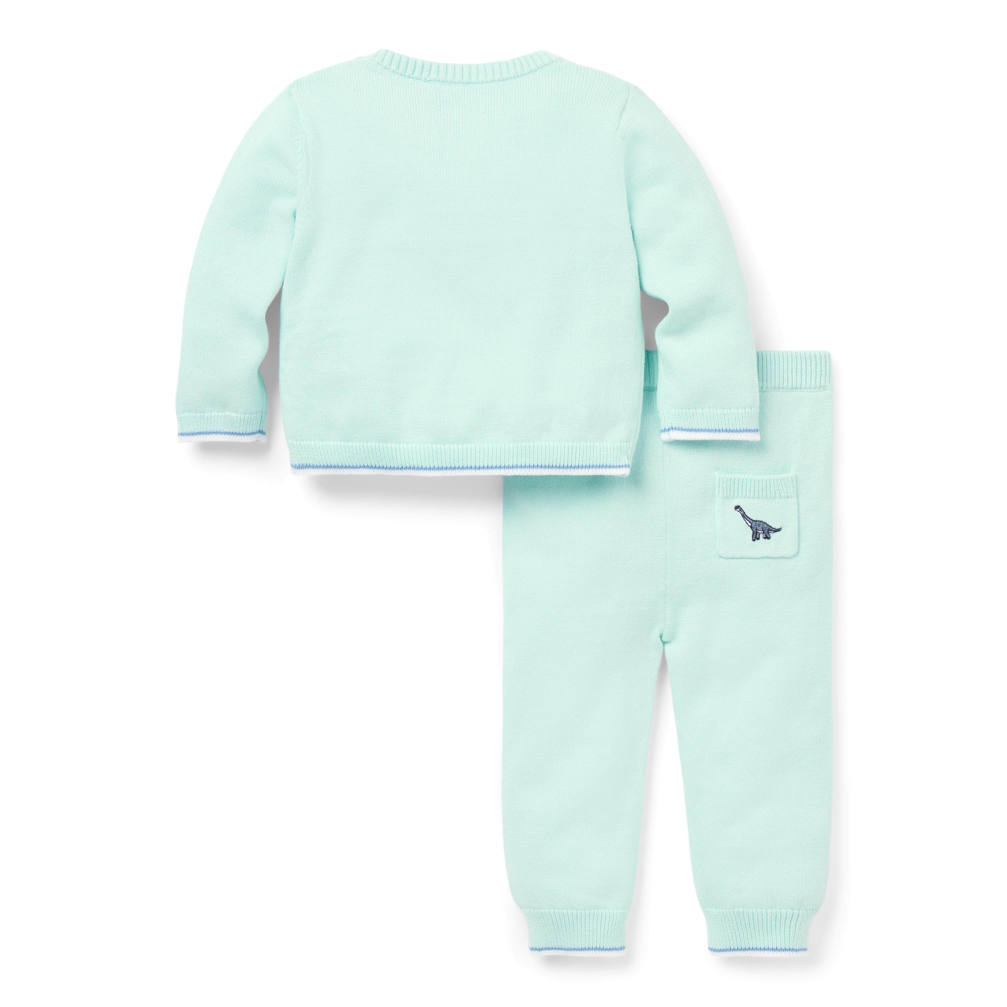 Baby Dinosaur Matching Sweater Set image number 2