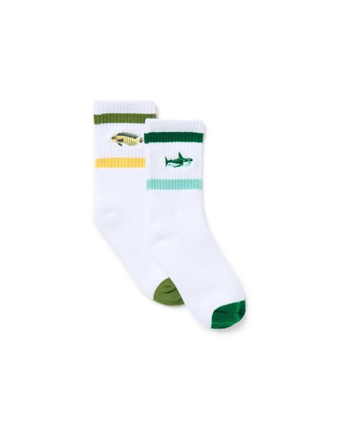 Fish Crew Sock 2-Pack