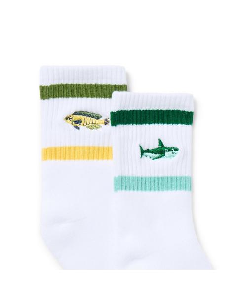Fish Crew Sock 2-Pack