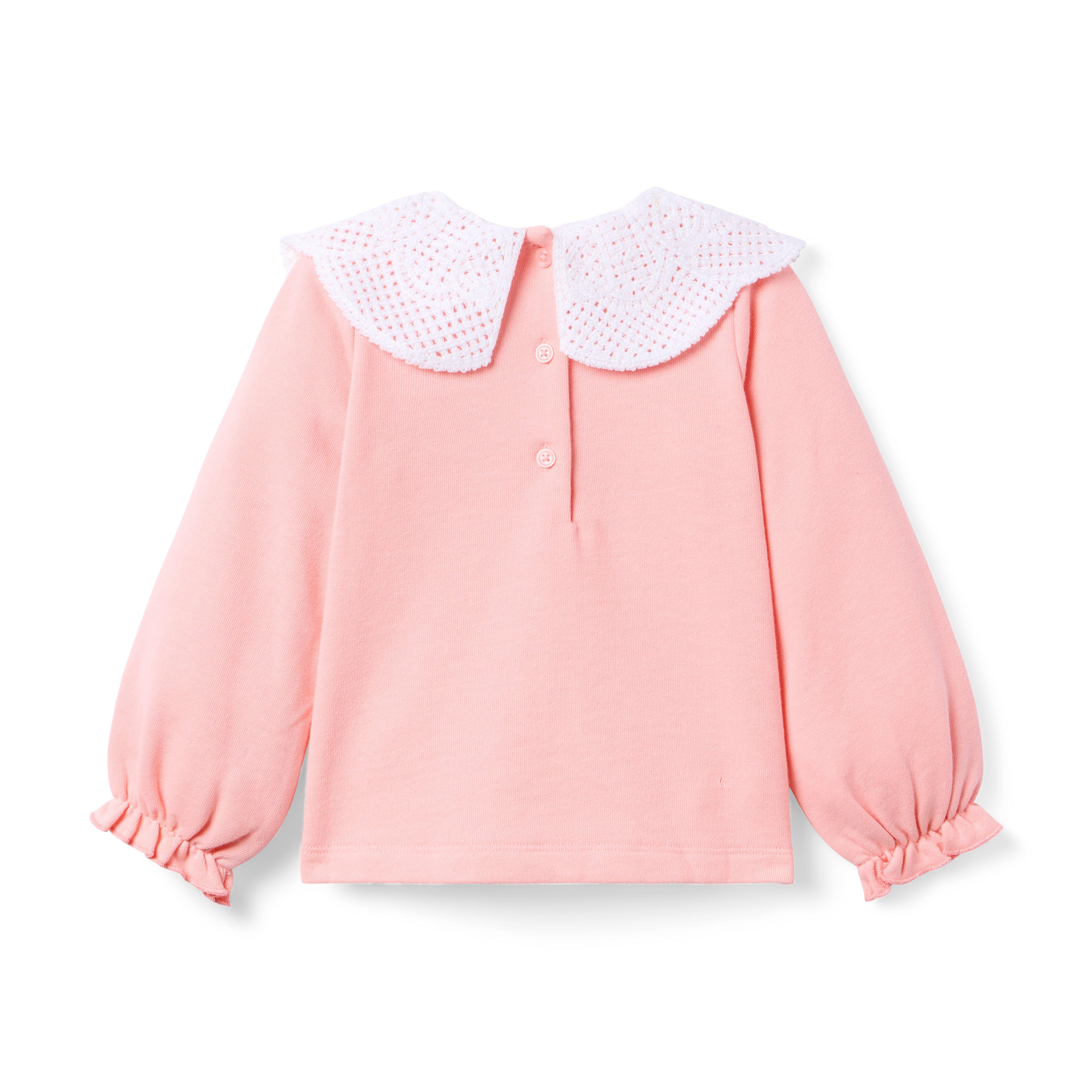 Crochet Collared Sweatshirt image number 1