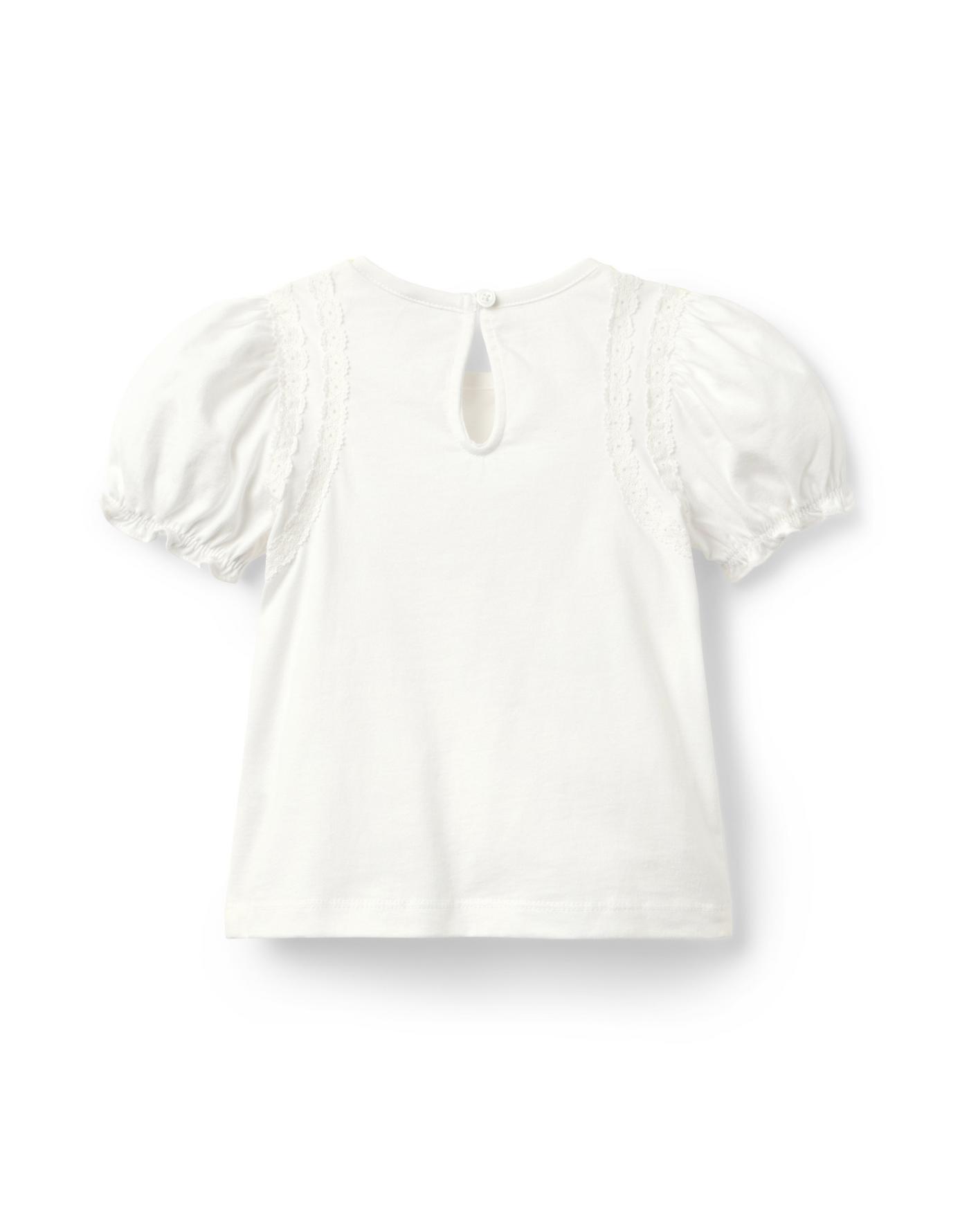 The Classic Crochet Trim Top