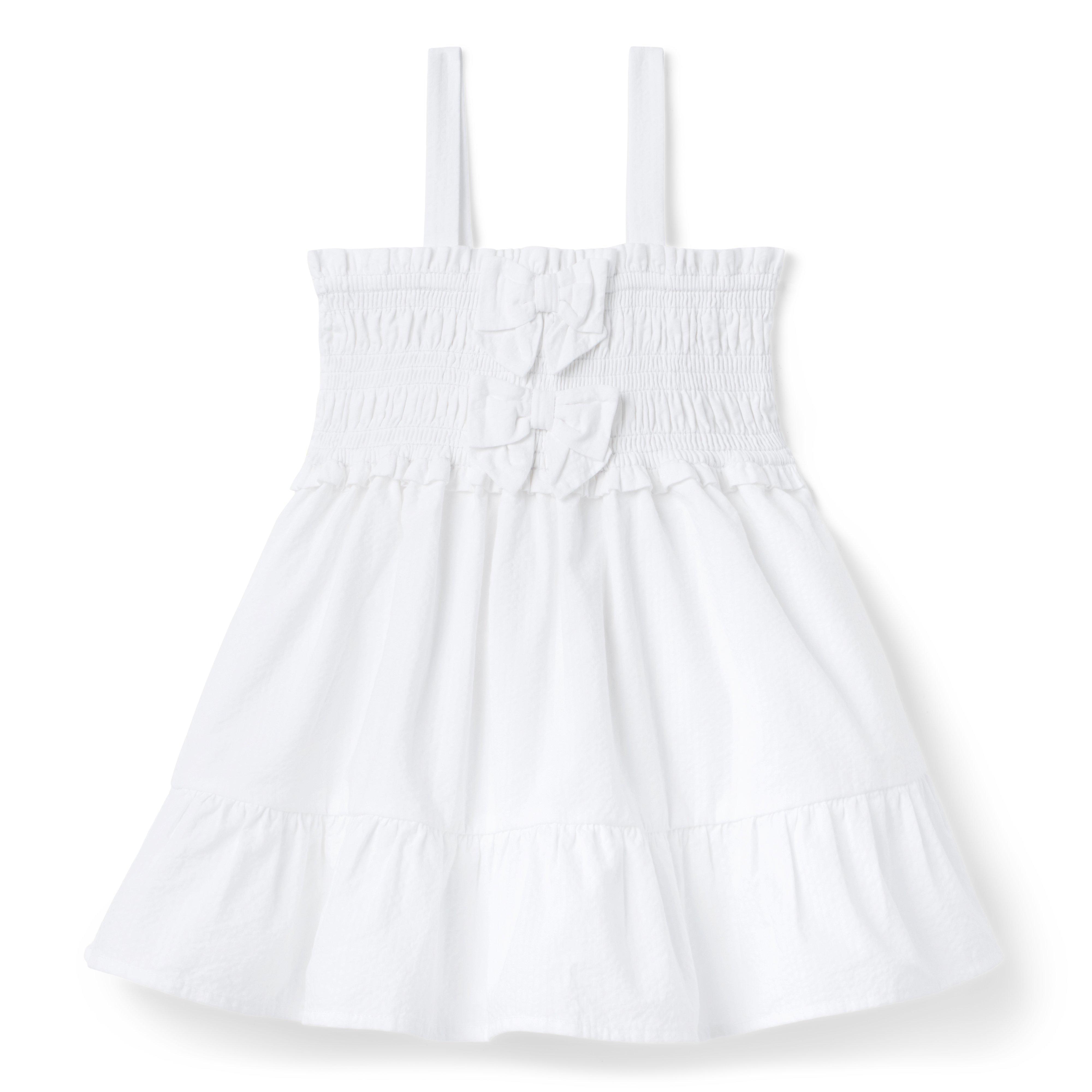 The Seersucker Bow Dress