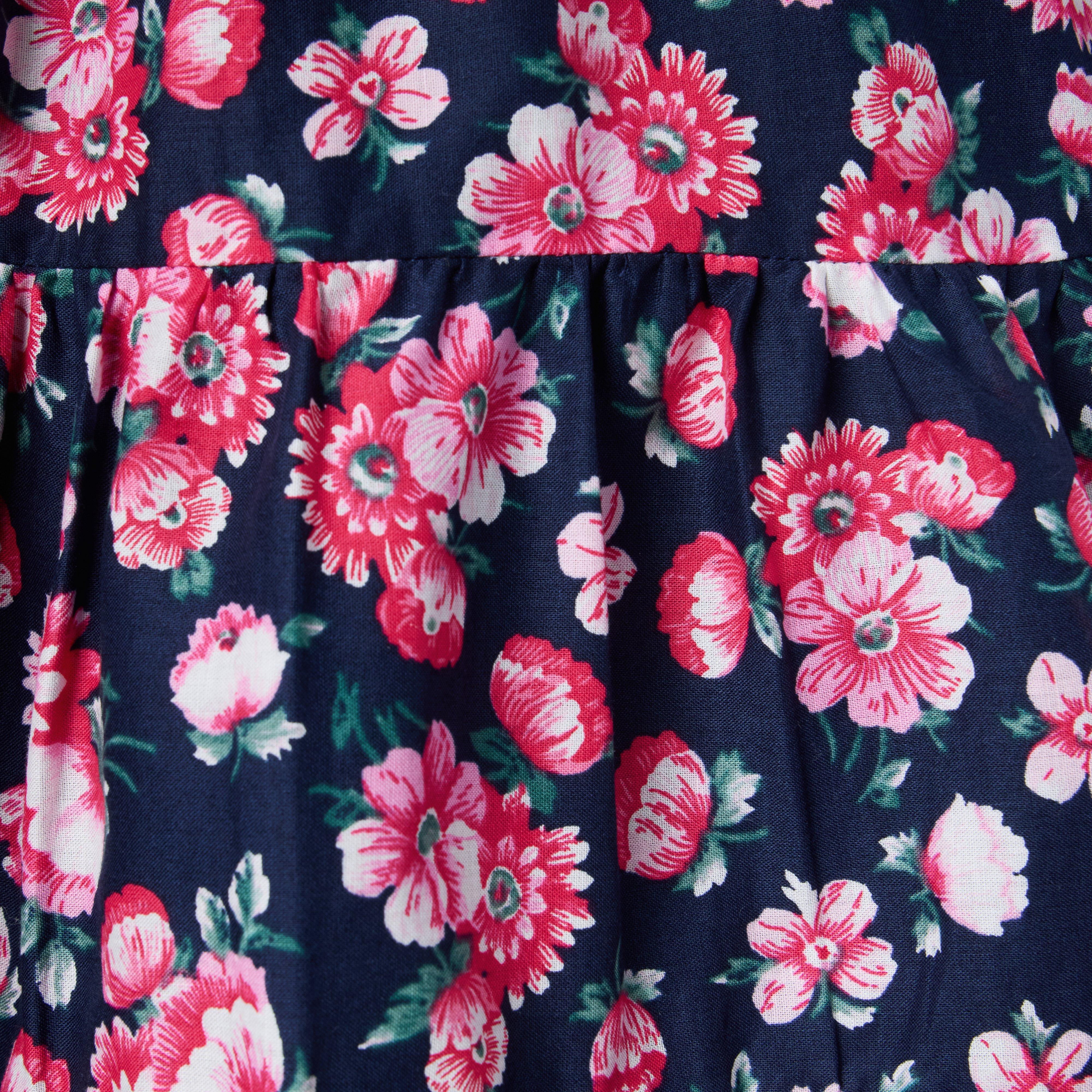 Floral Puff Sleeve Dress image number 1