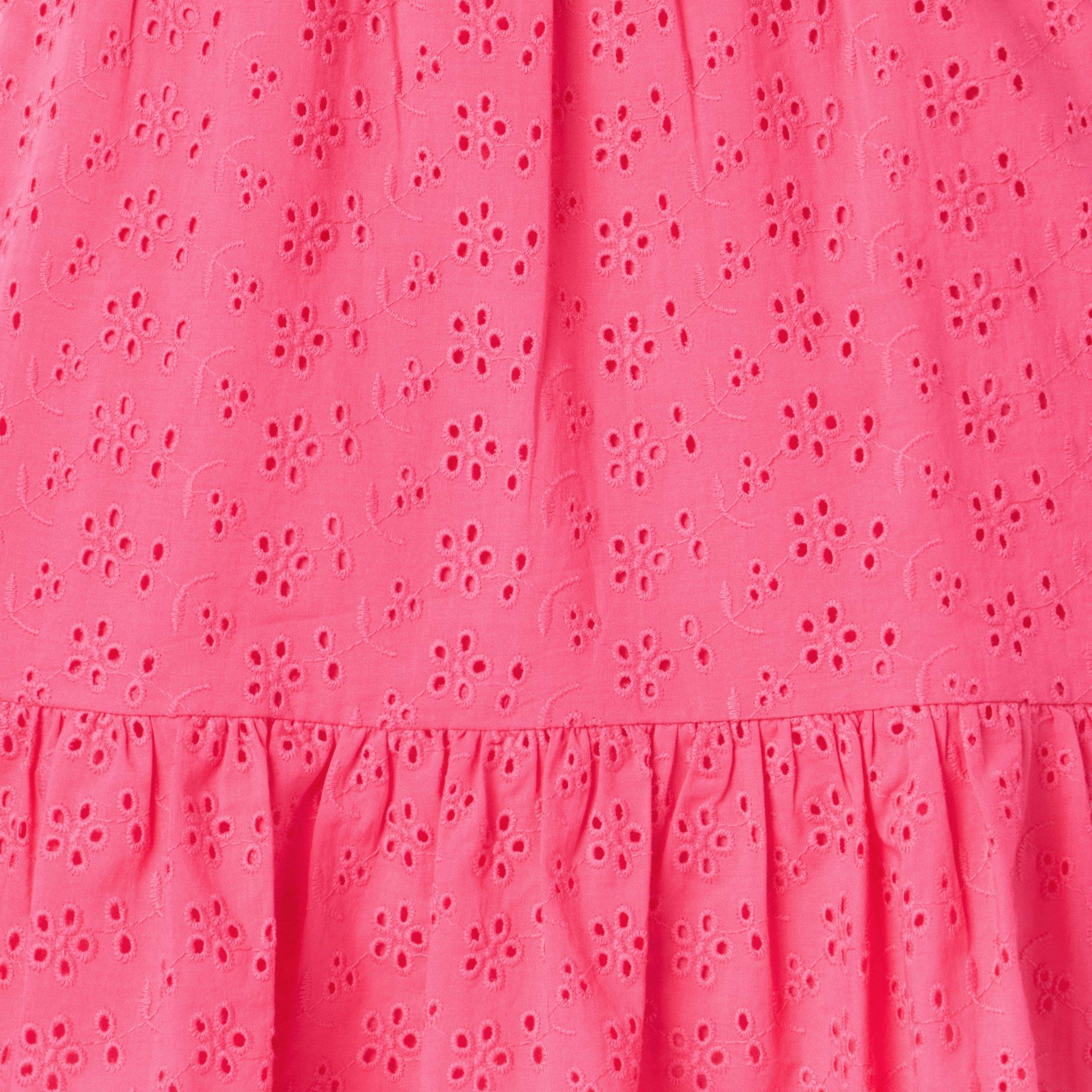 Eyelet Flutter Sleeve Dress image number 1