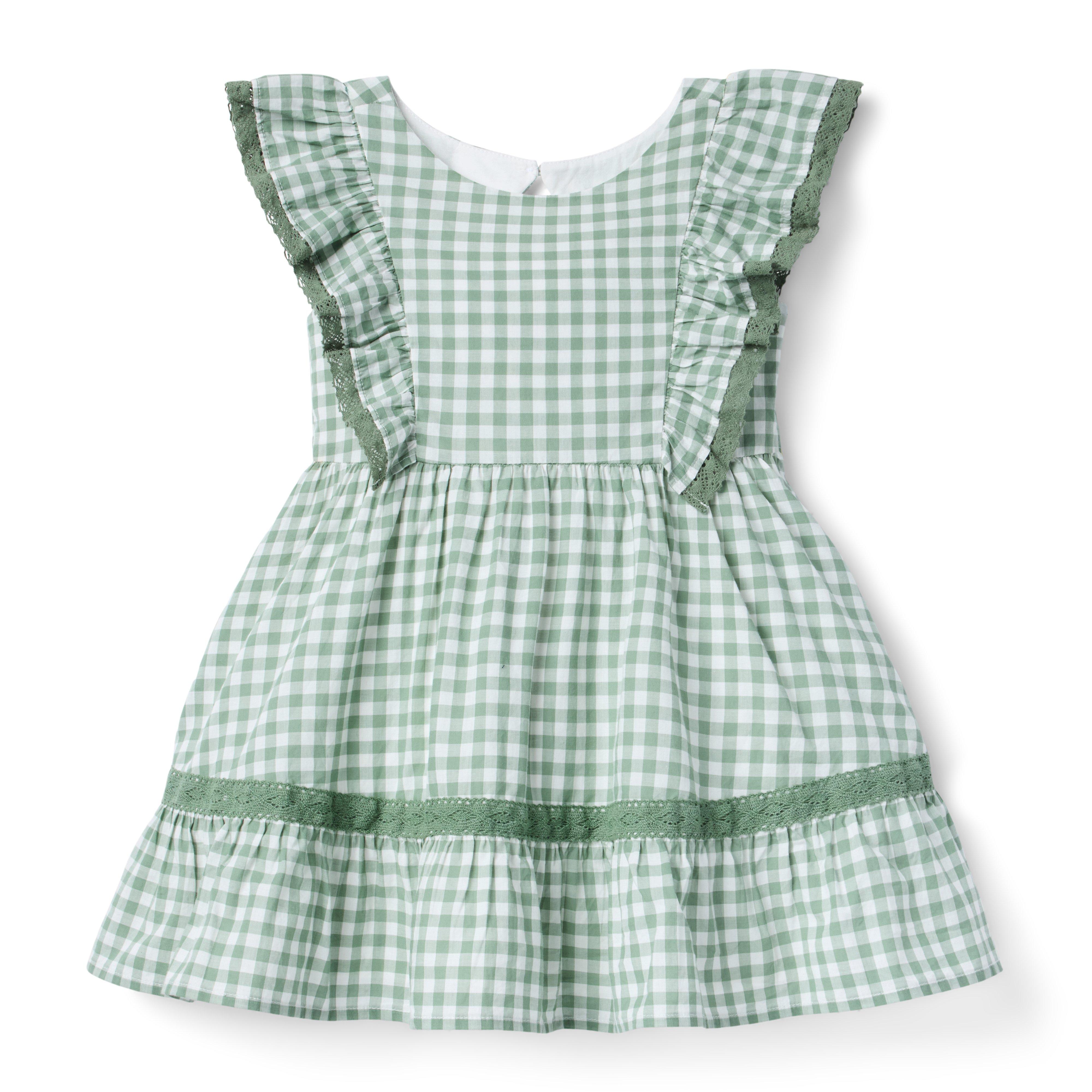 Gingham Ruffle Dress
