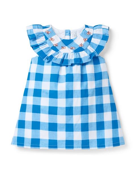 Gingham Ruffle Dress