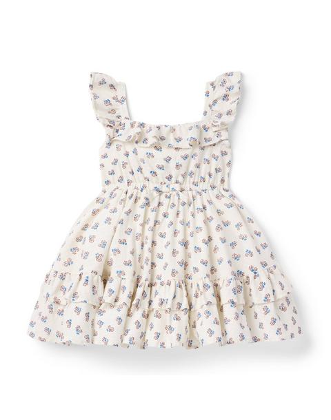 Ditsy Floral Ruffle Dress
