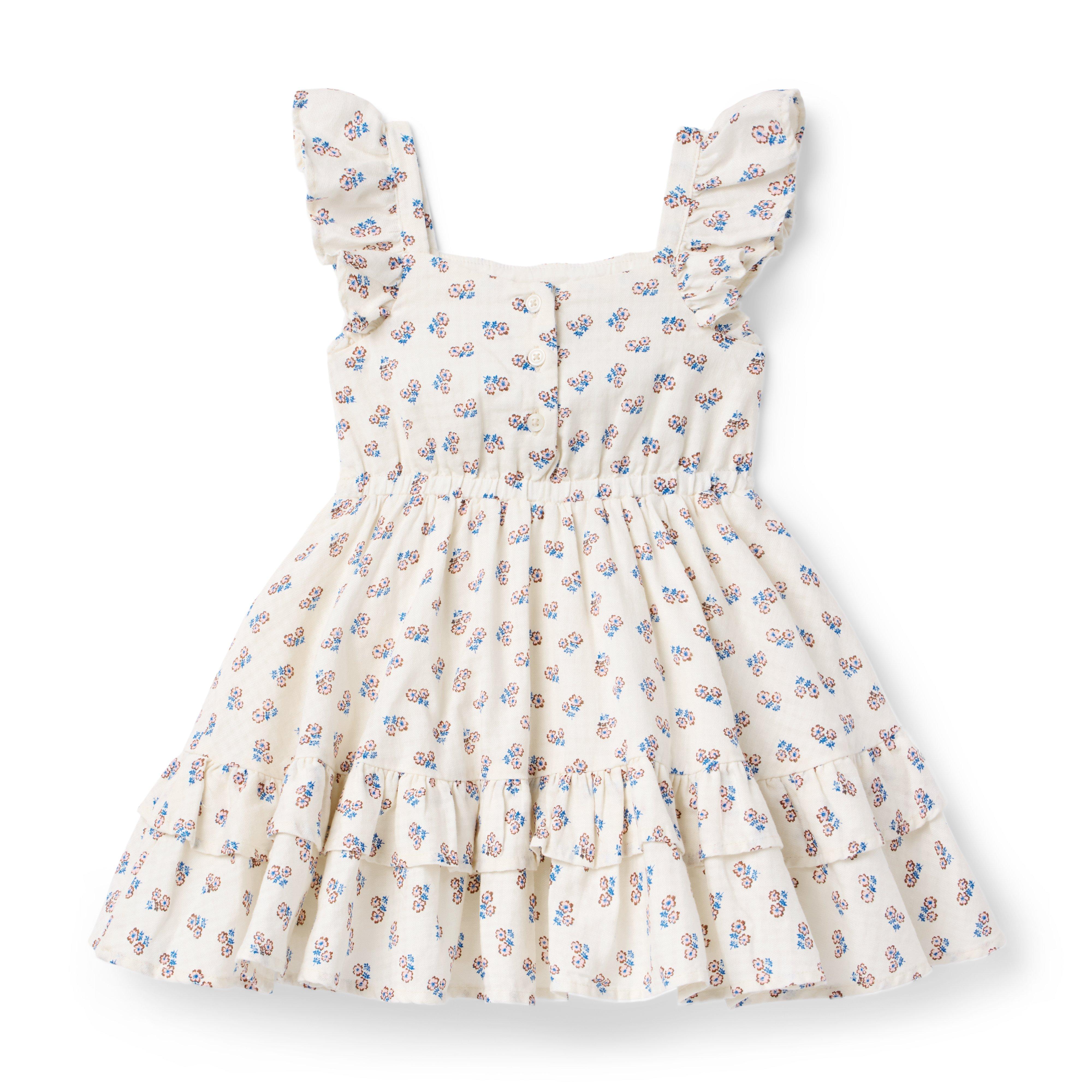 Ditsy Floral Ruffle Dress  image number 2