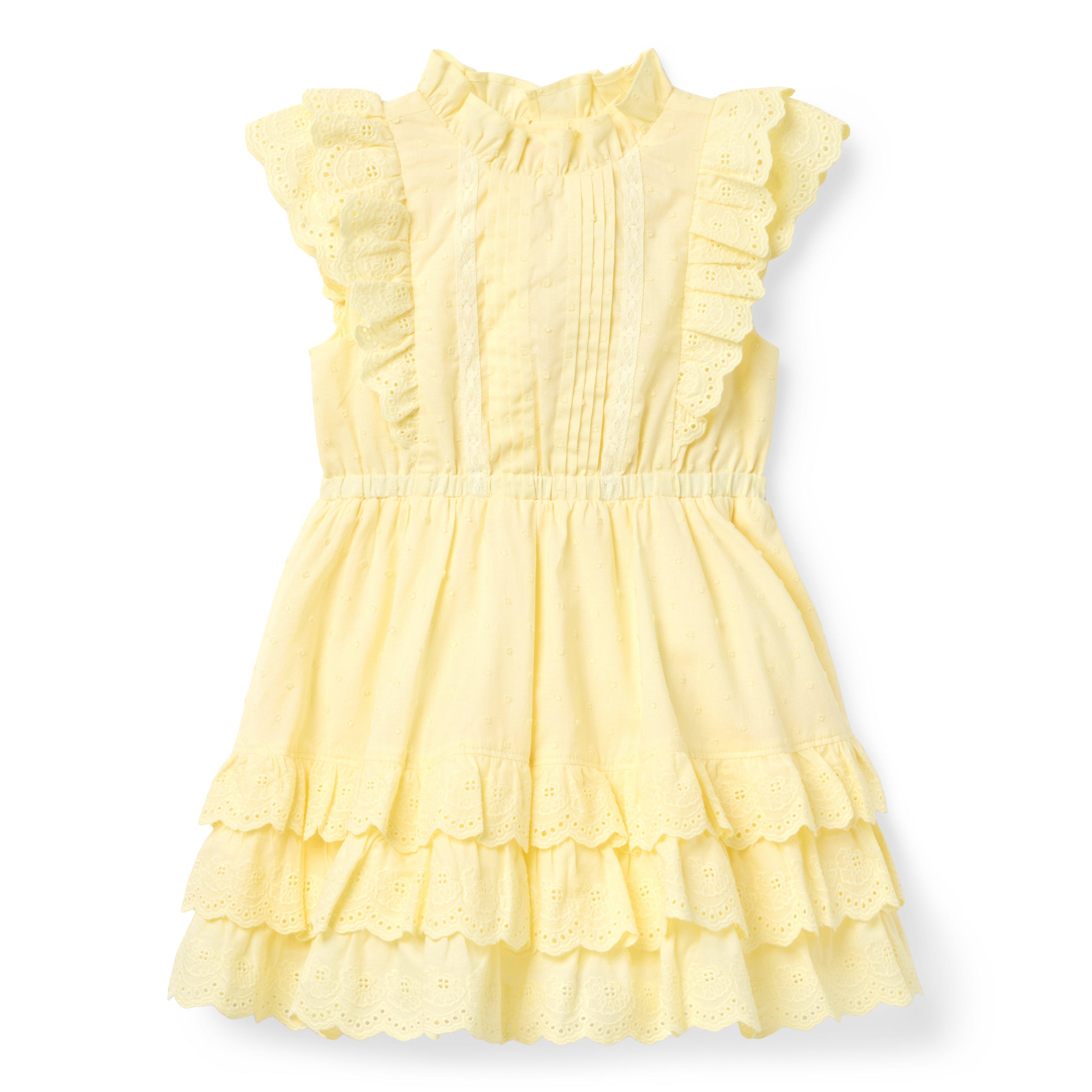 The Eyelet Ruffle Dress