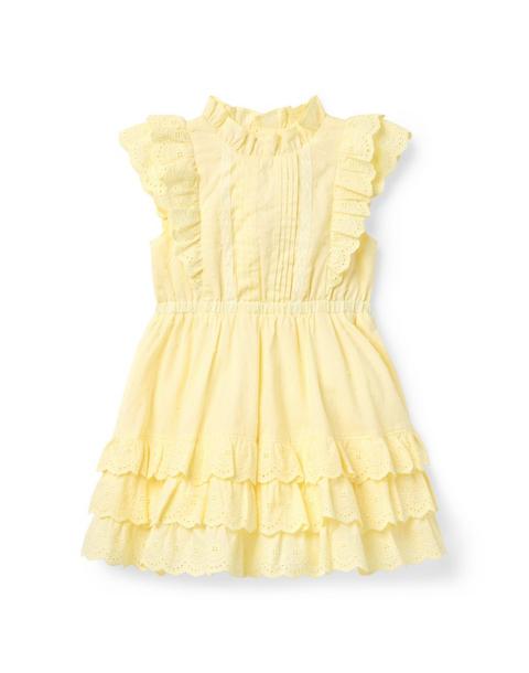 The Eyelet Ruffle Dress