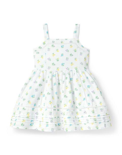 Floral Corduroy Dress