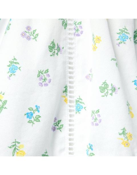 Floral Ladder Trim Dress