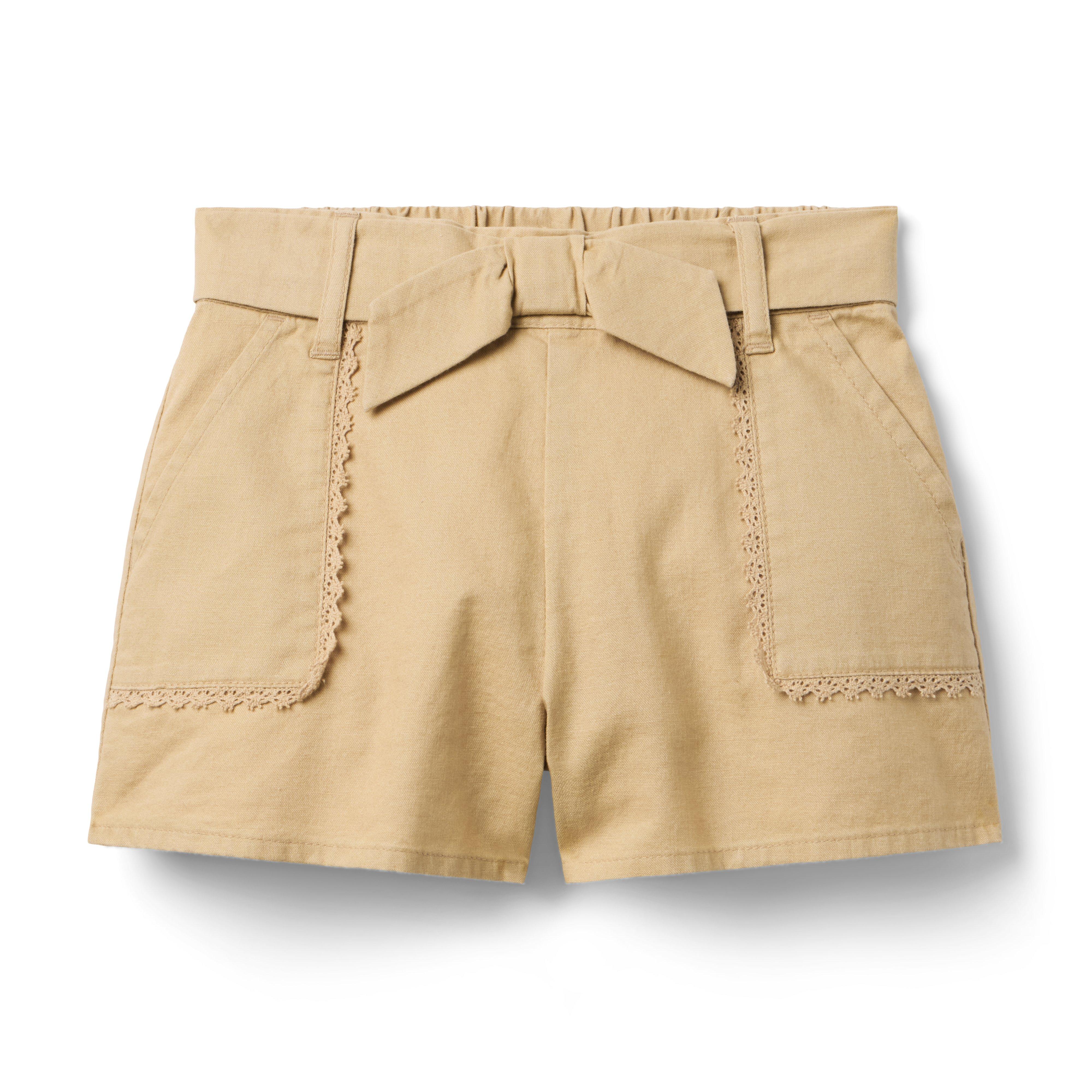 The Bow Lace Trim Short