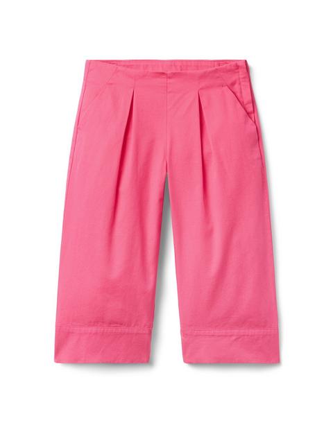 Wide Leg Twill Pant
