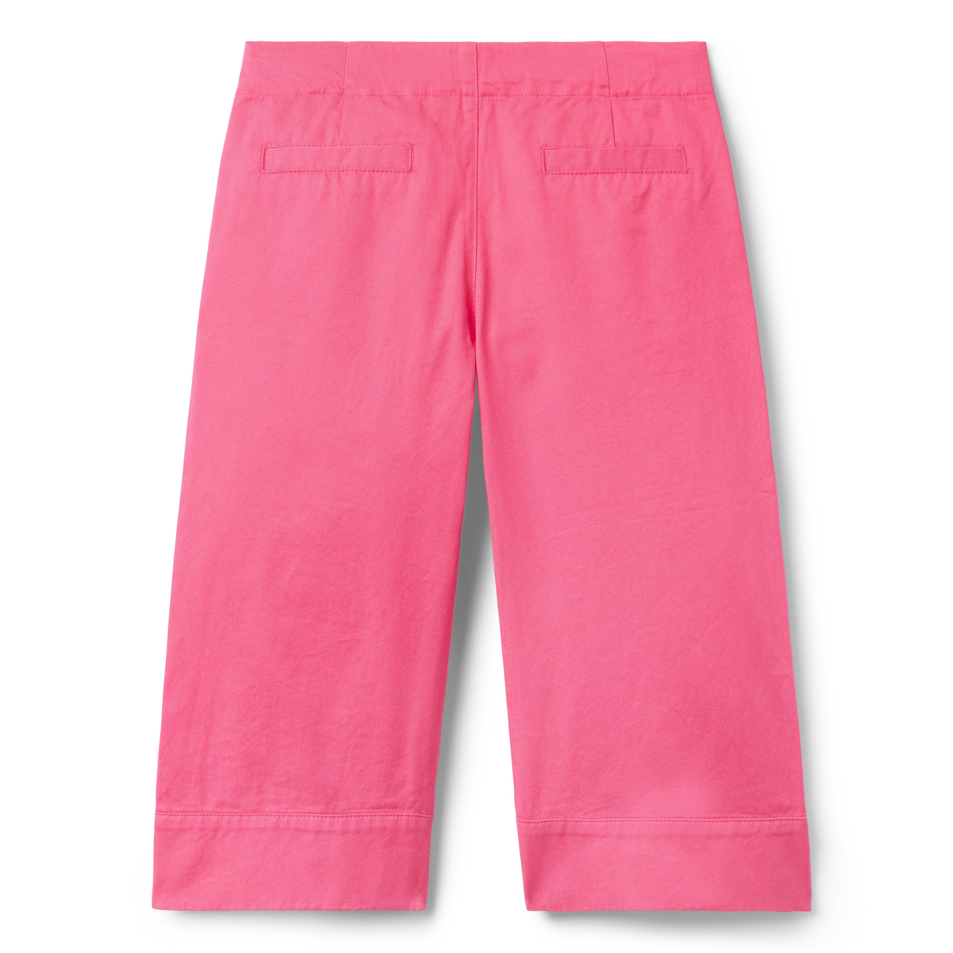 Wide Leg Twill Pant image number 1