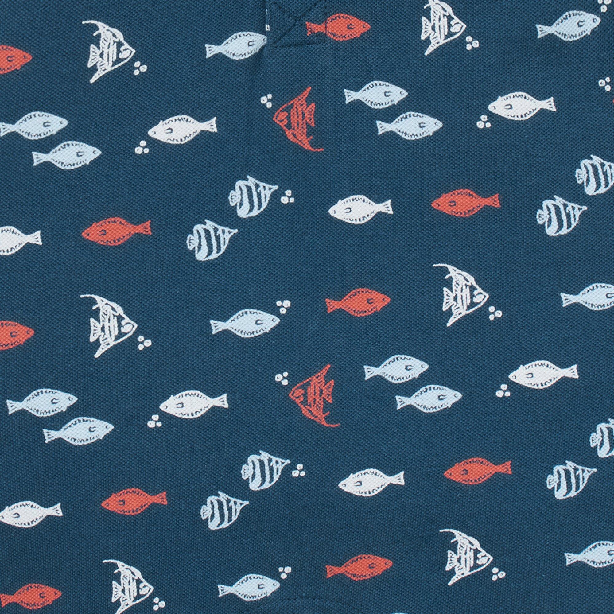 Baby Fish Collared Romper image number 1