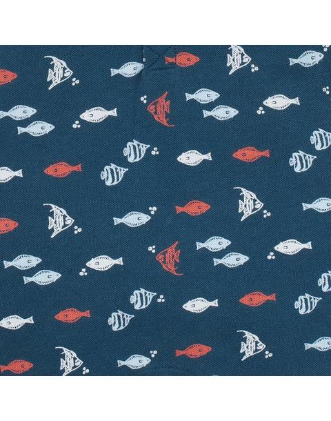 Baby Fish Collared Romper