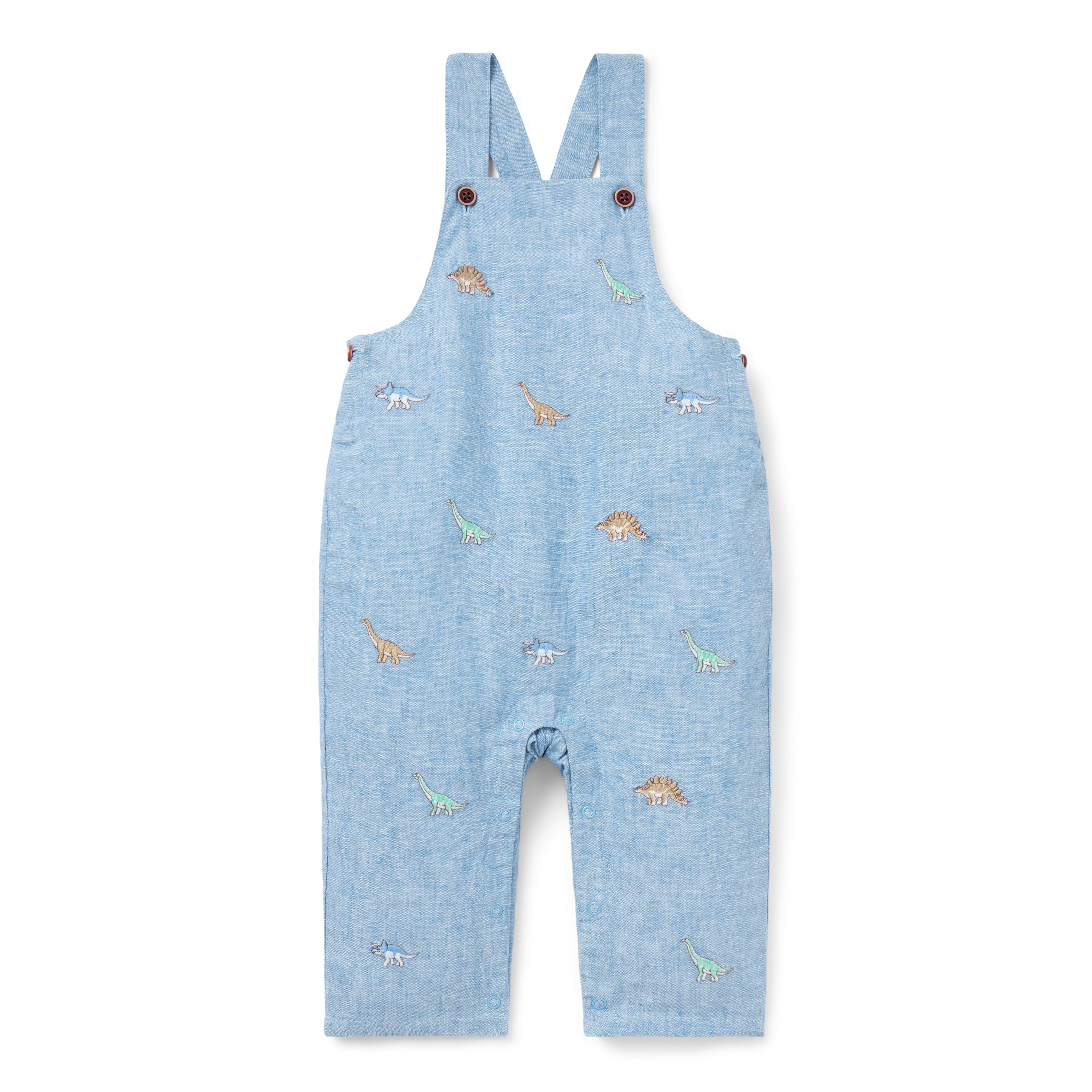Baby Embroidered Dinosaur Overall