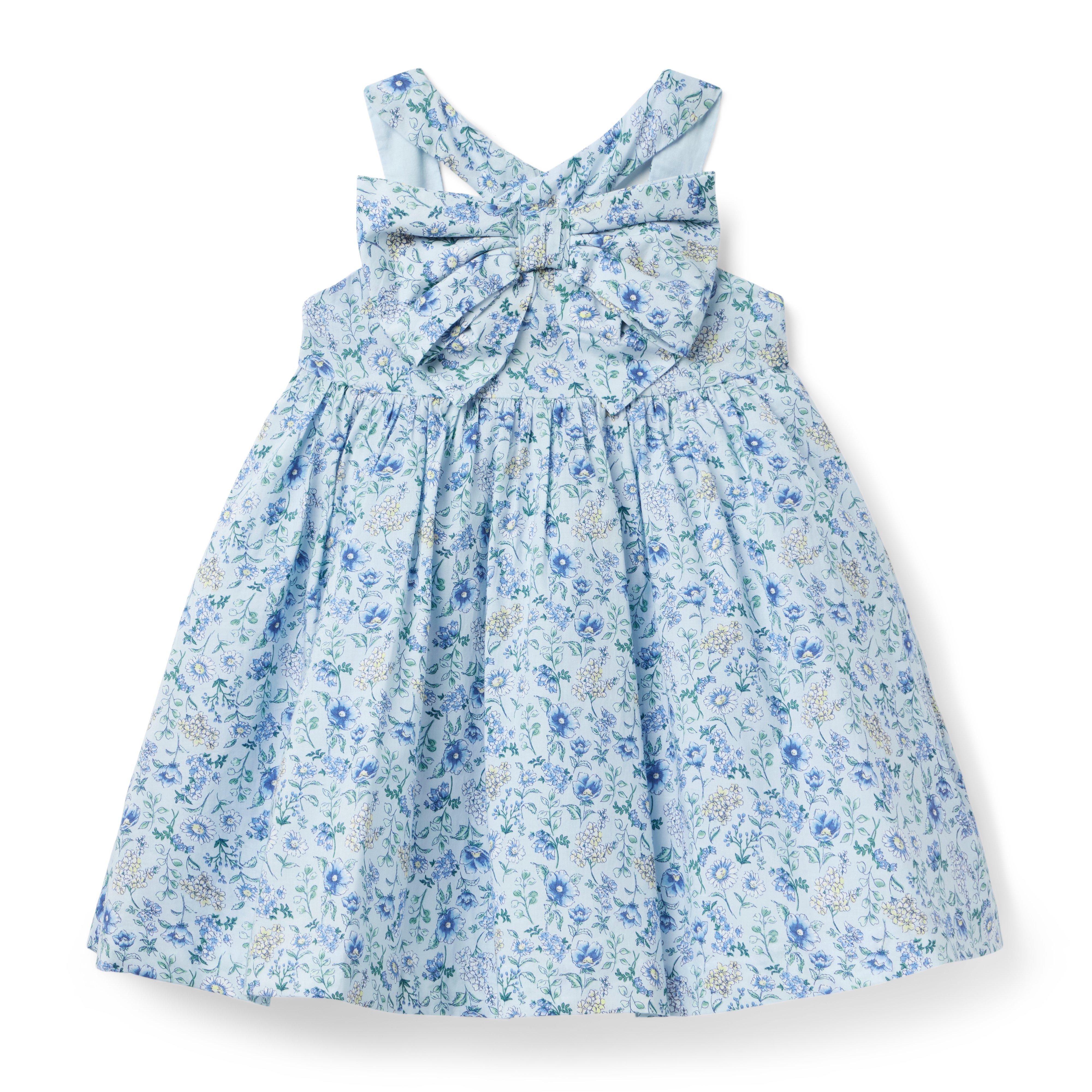 Ditsy Floral Halter Bow Dress