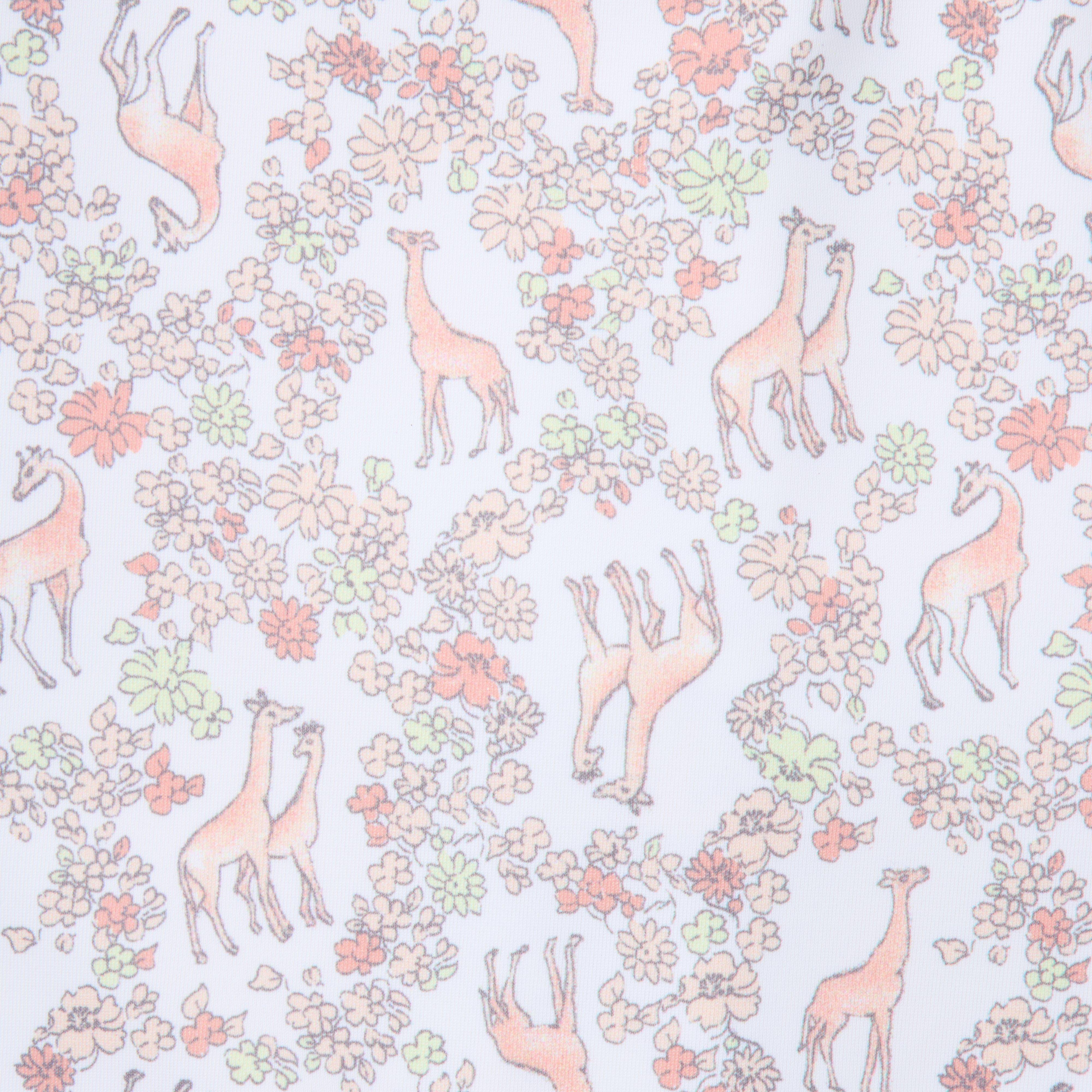 Baby Recycled Giraffe Ditsy Floral Rash Guard Swimsuit image number 1