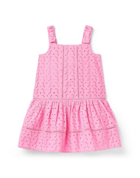 Eyelet Dropwaist Dress