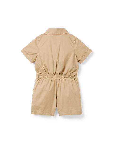 The Safari Twill Baby Romper