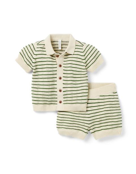 The Striped Matching Baby Set