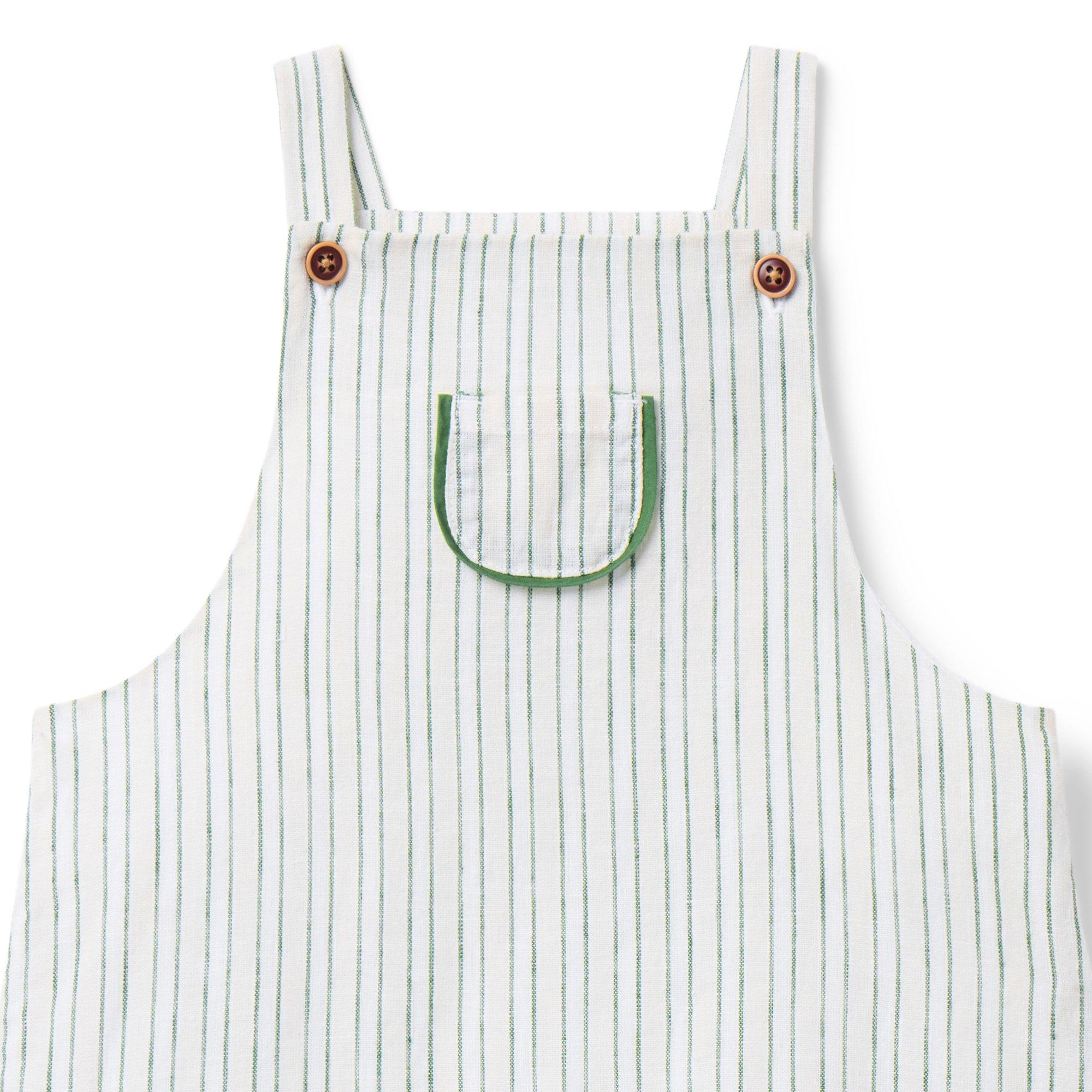 Baby Striped Overall image number 1