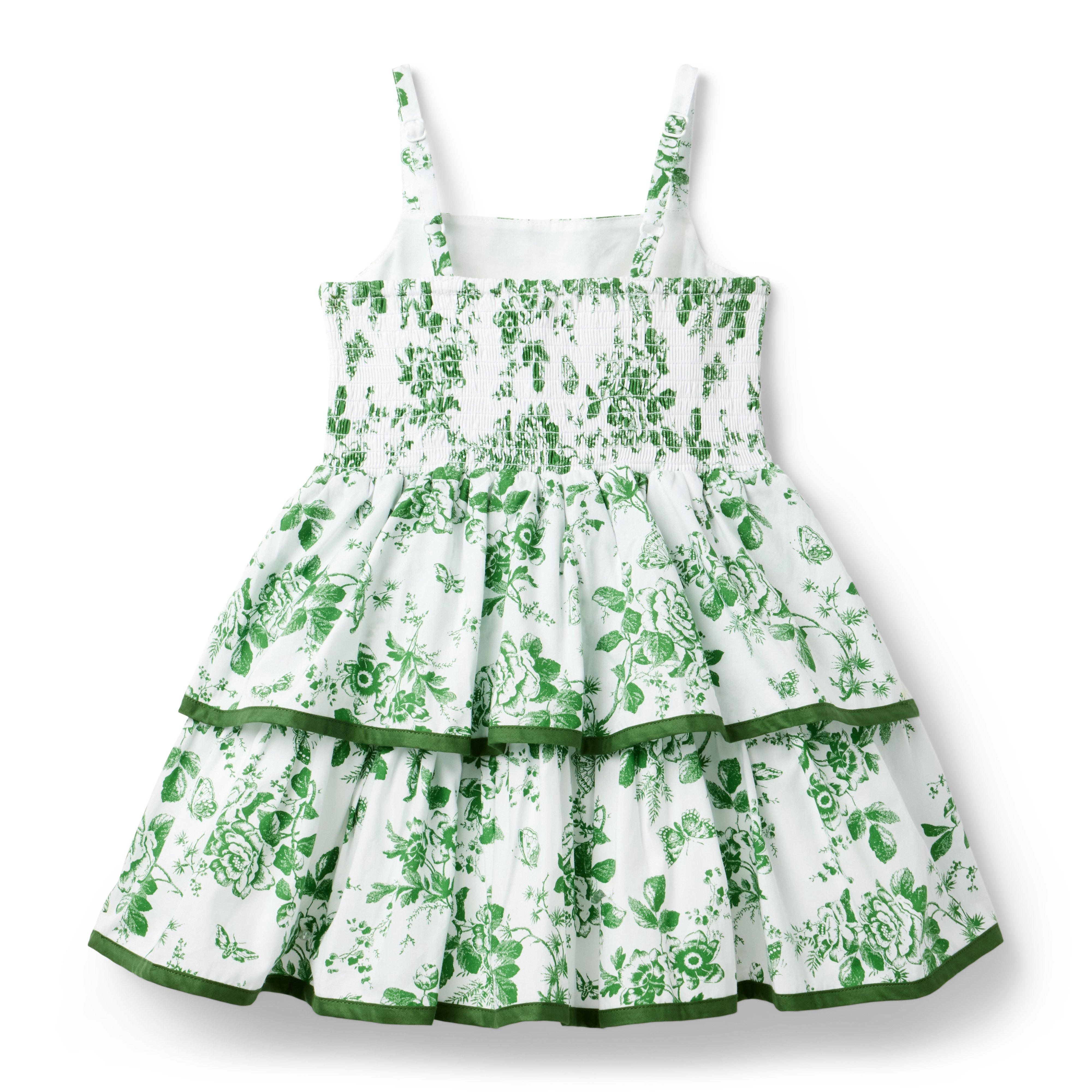 The Floral Toile Tiered Dress image number 2