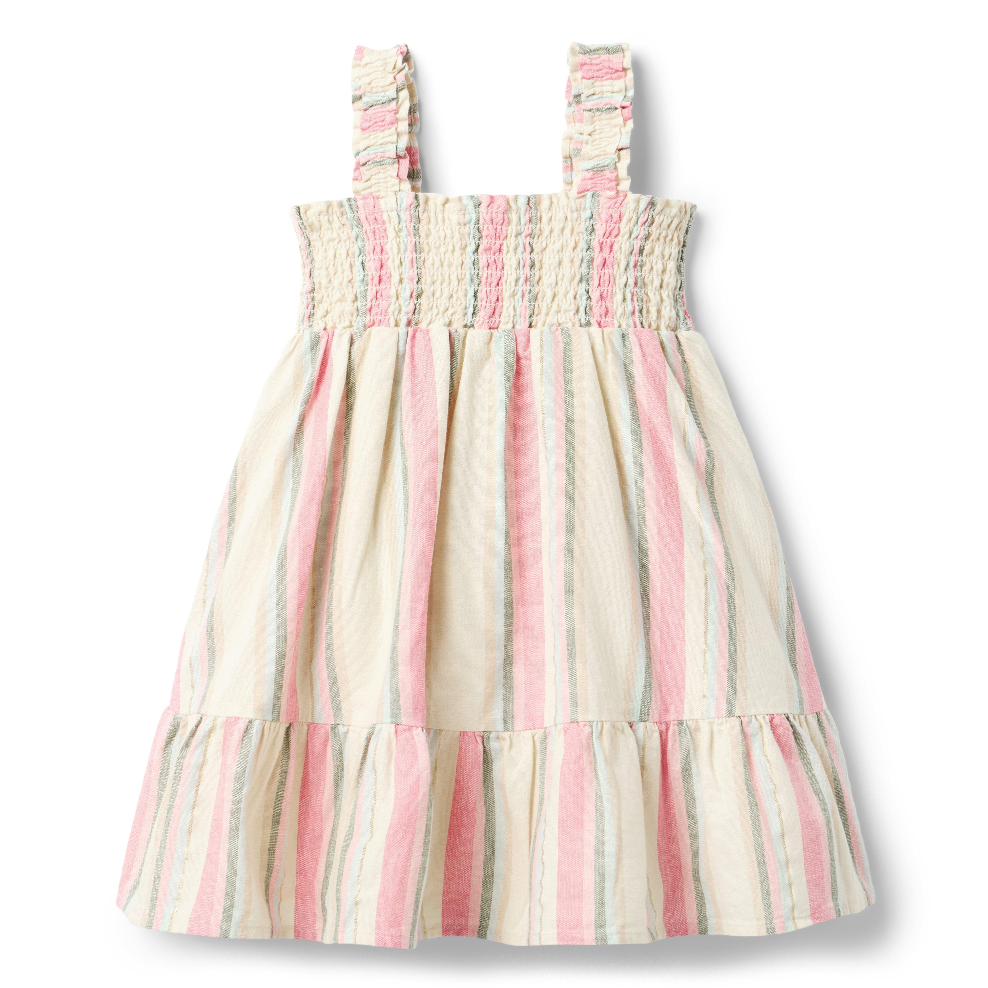 Striped Smocked Dress image number 2