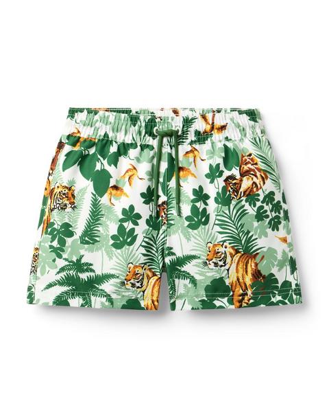 Recycled Tiger Swim Trunk