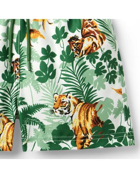 Recycled Tiger Swim Trunk