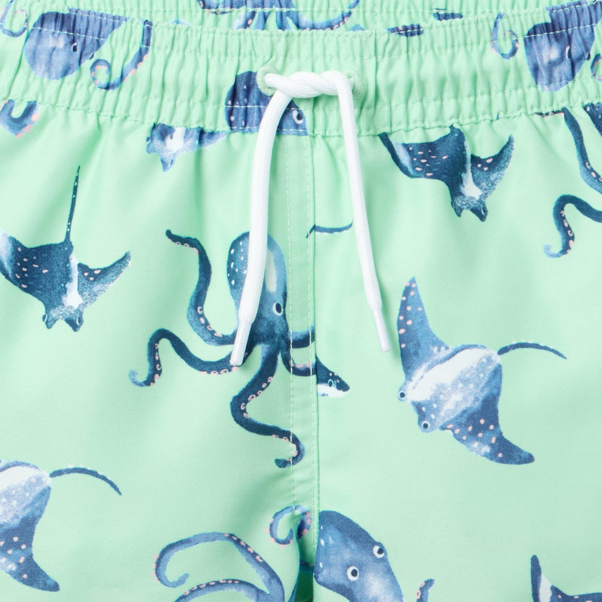 Recycled Sea Friends Swim Trunk image number 1